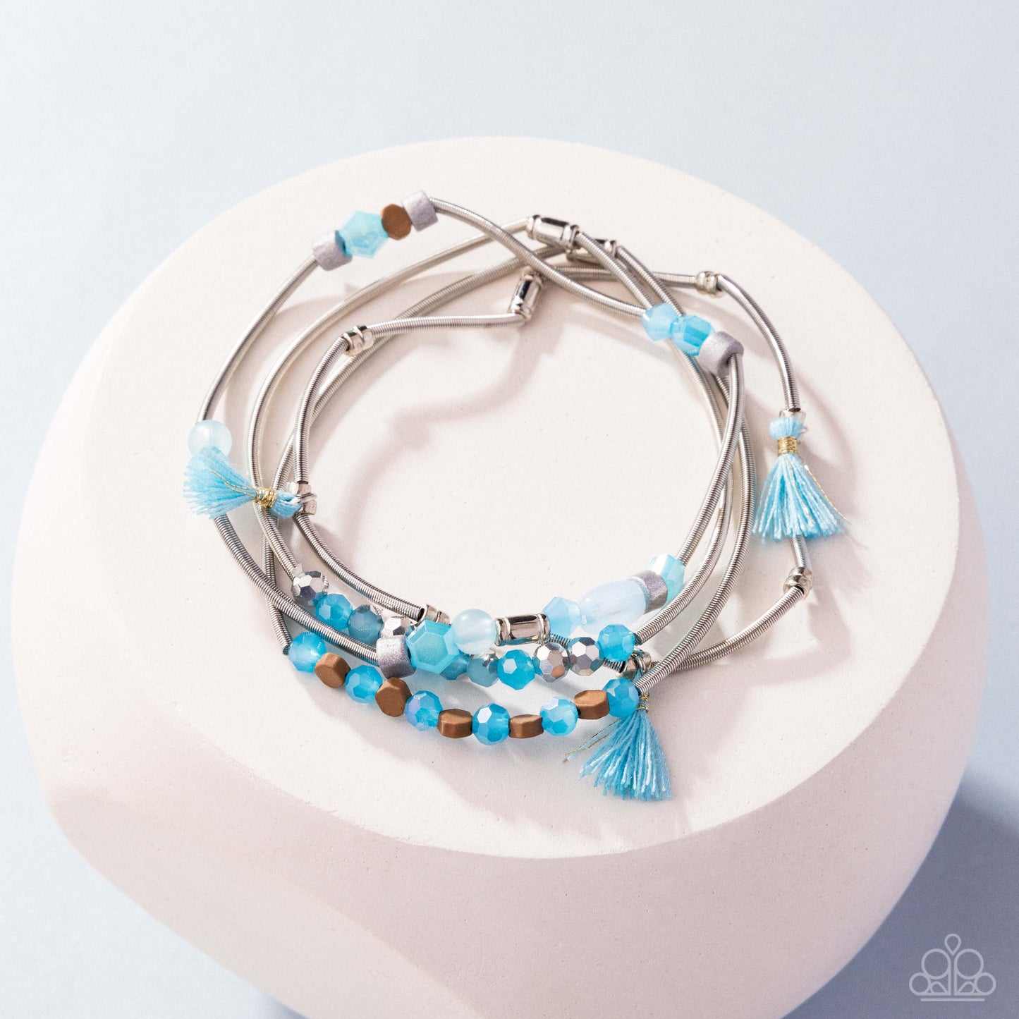 Coiled Color - blue - Paparazzi bracelet