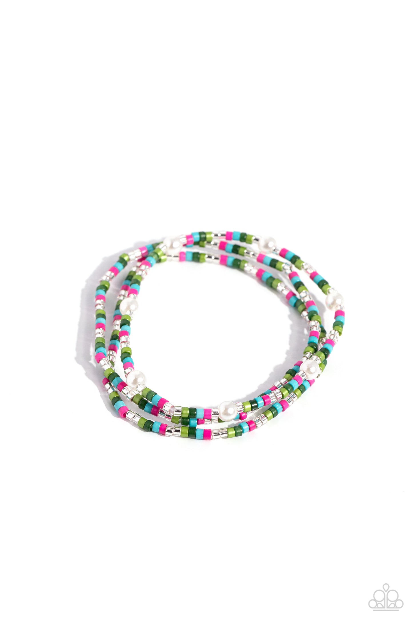 Colorblock Cache - green - Paparazzi bracelet