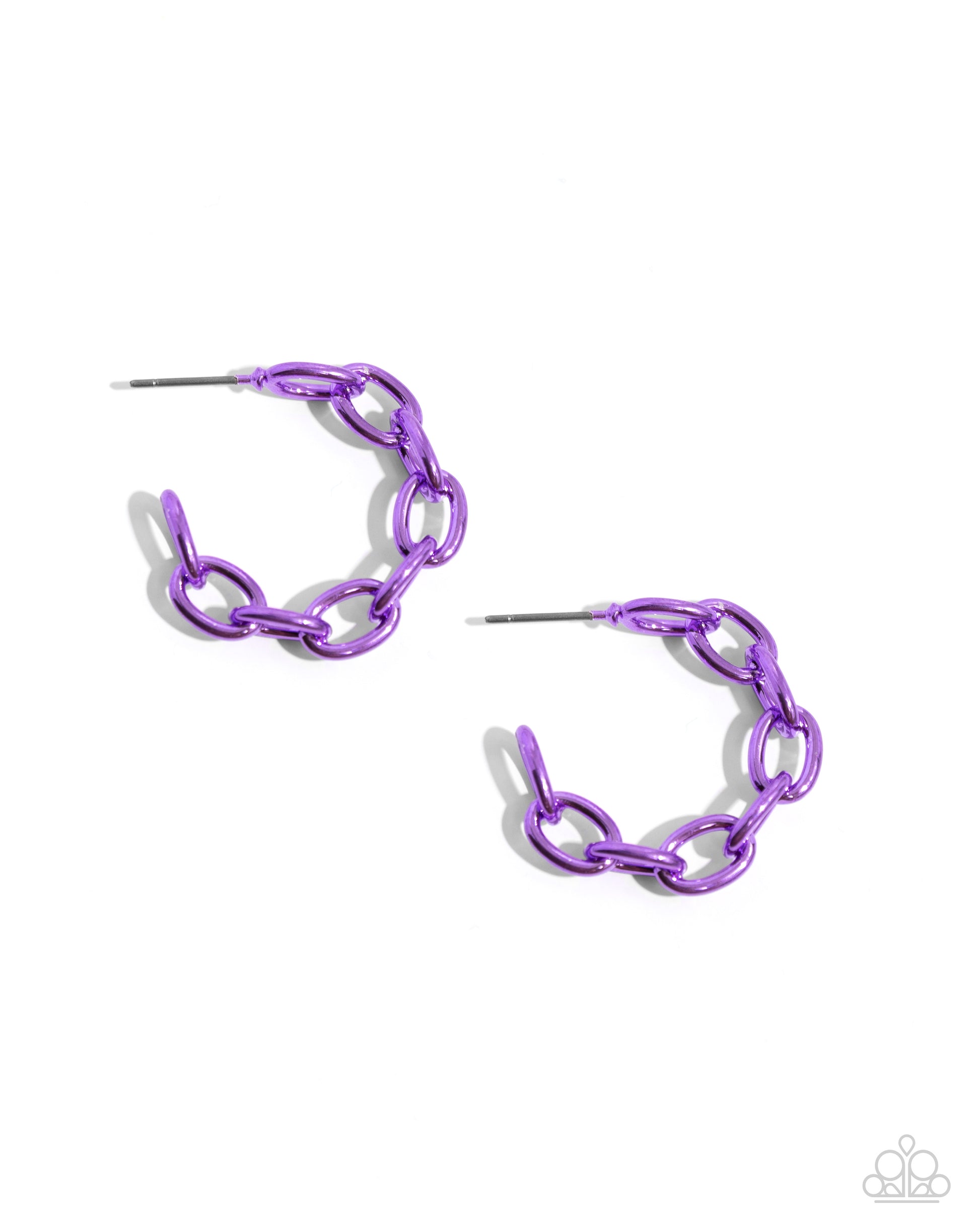 Colorful Cameo - purple - Paparazzi earrings