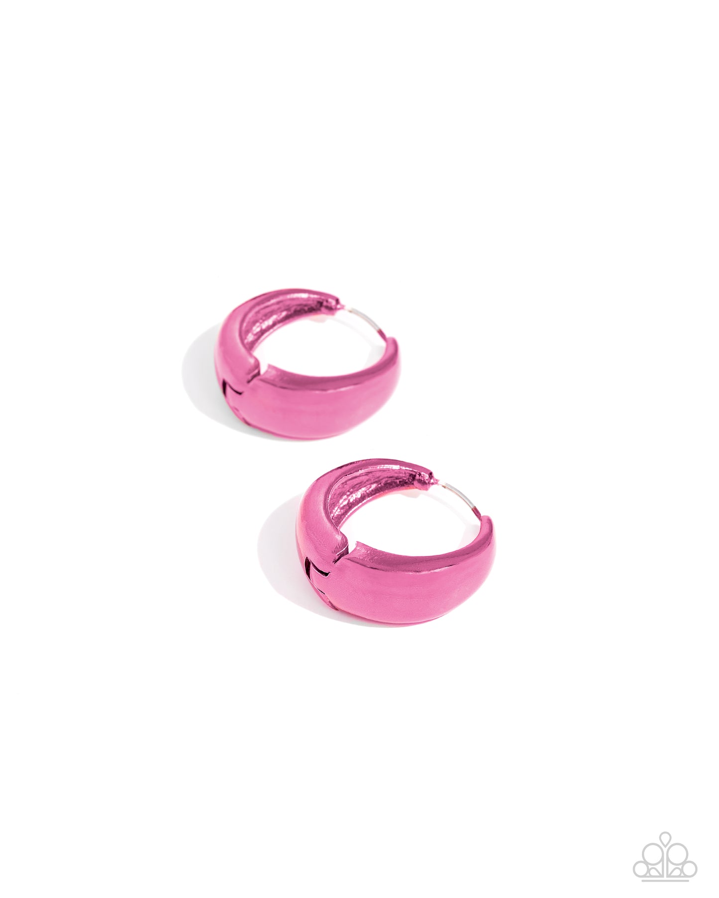 Colorful Curiosity - pink - Paparazzi earrings
