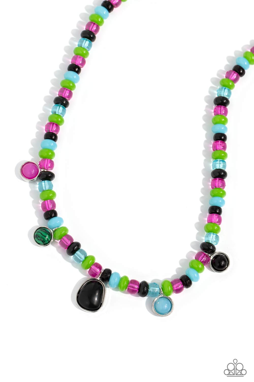Colorfully California - black - Paparazzi necklace