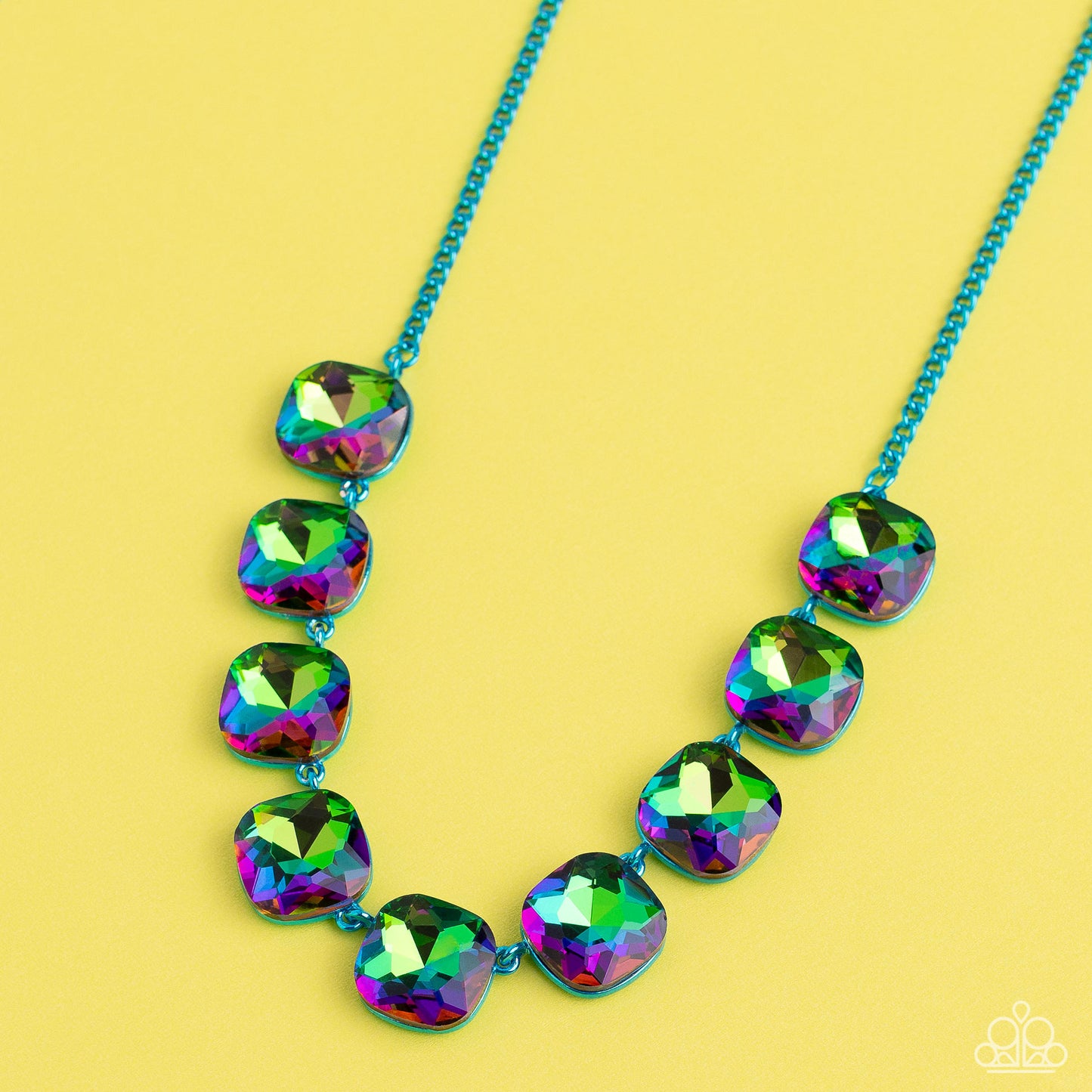 Combustible Command - blue - Paparazzi necklace