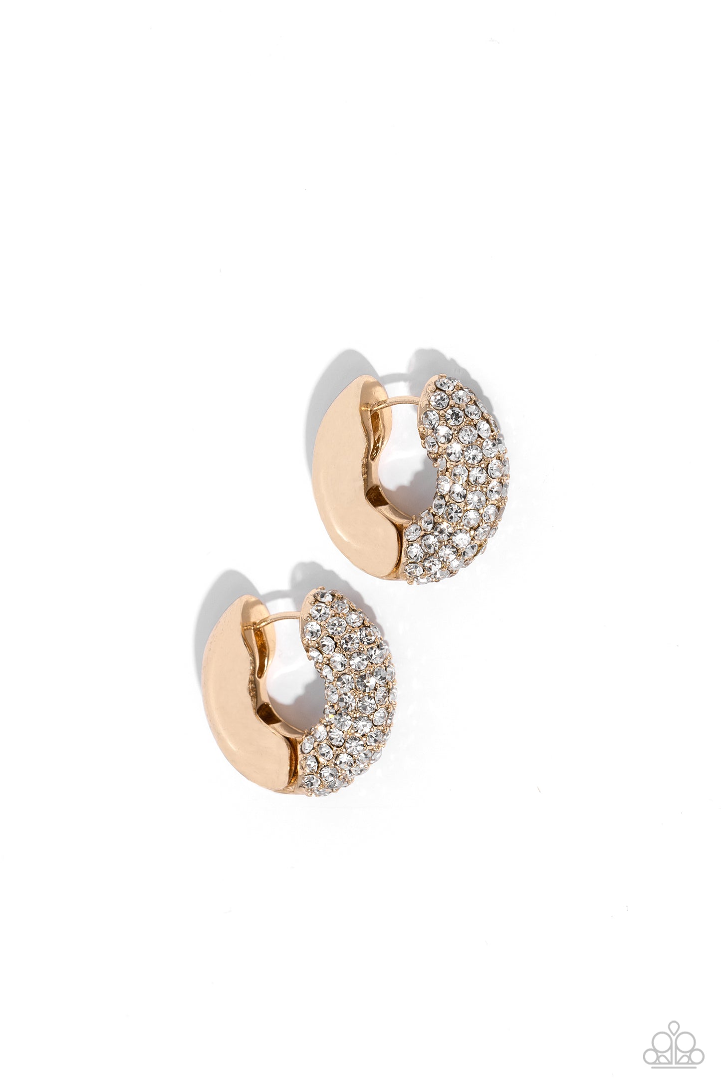 Combustible Confidence - gold - Paparazzi earrings