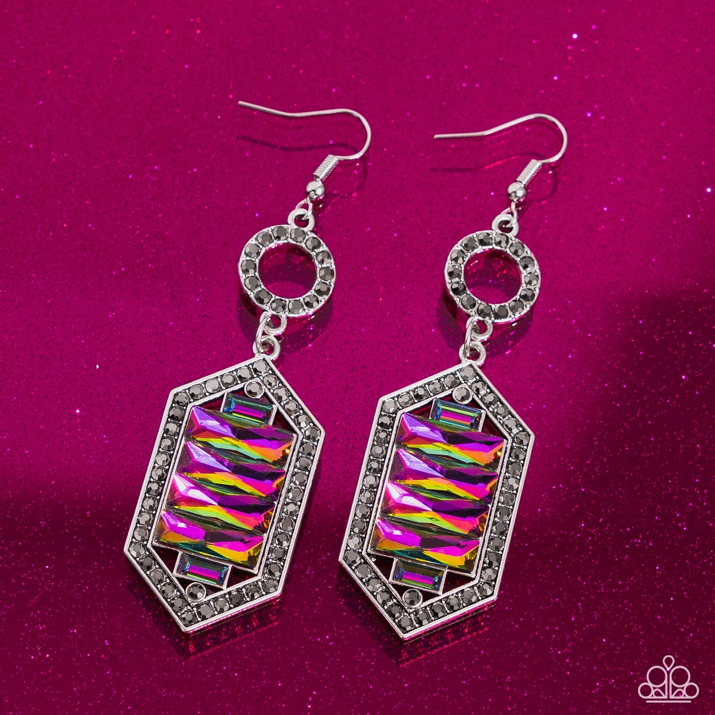 Combustible Craving - multi - Paparazzi earrings