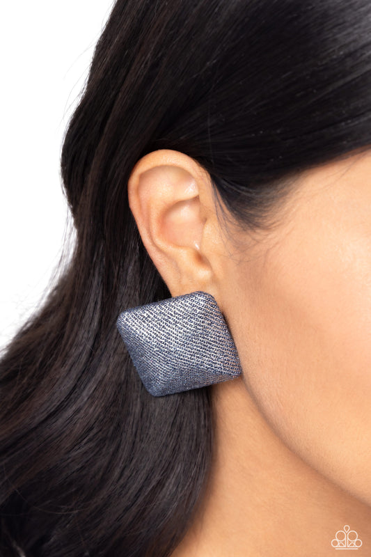 Commercially Corporate - silver - Paparazzi earrings