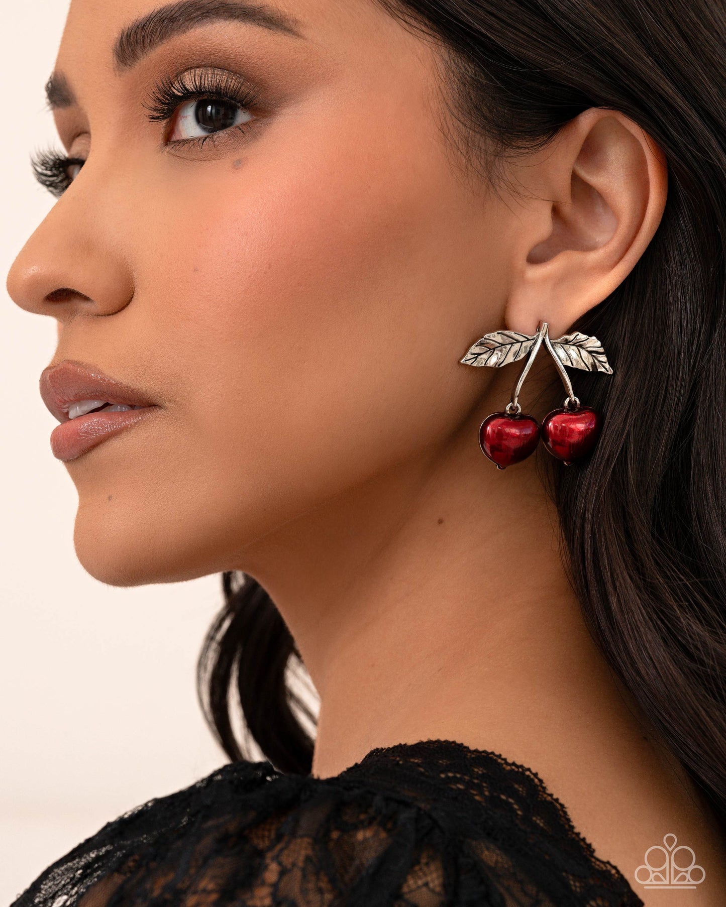 Confident Cherries - red - Paparazzi earrings
