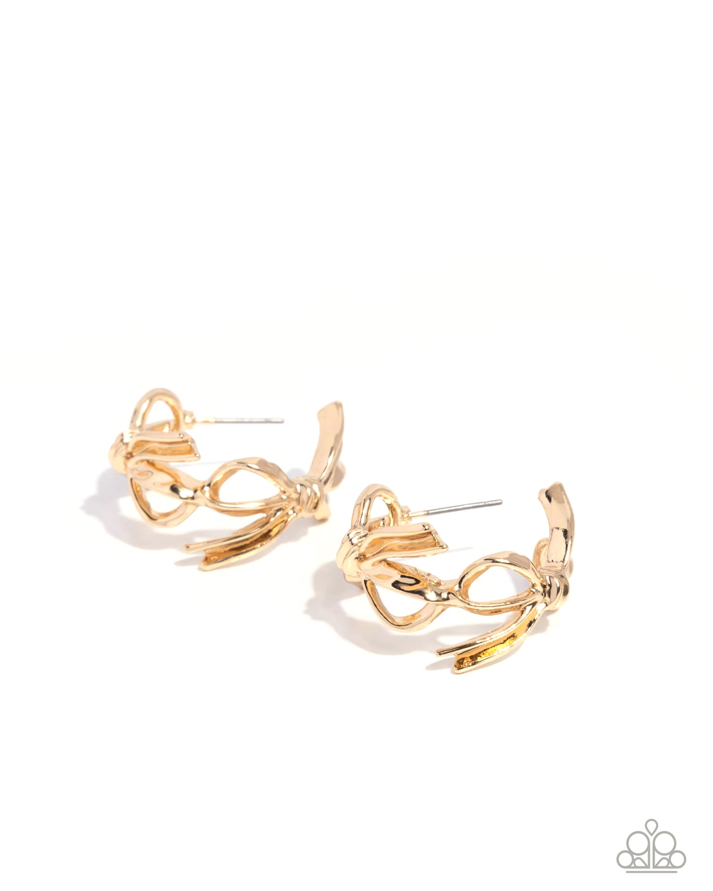 Coquette Catwalk - gold - Paparazzi earrings
