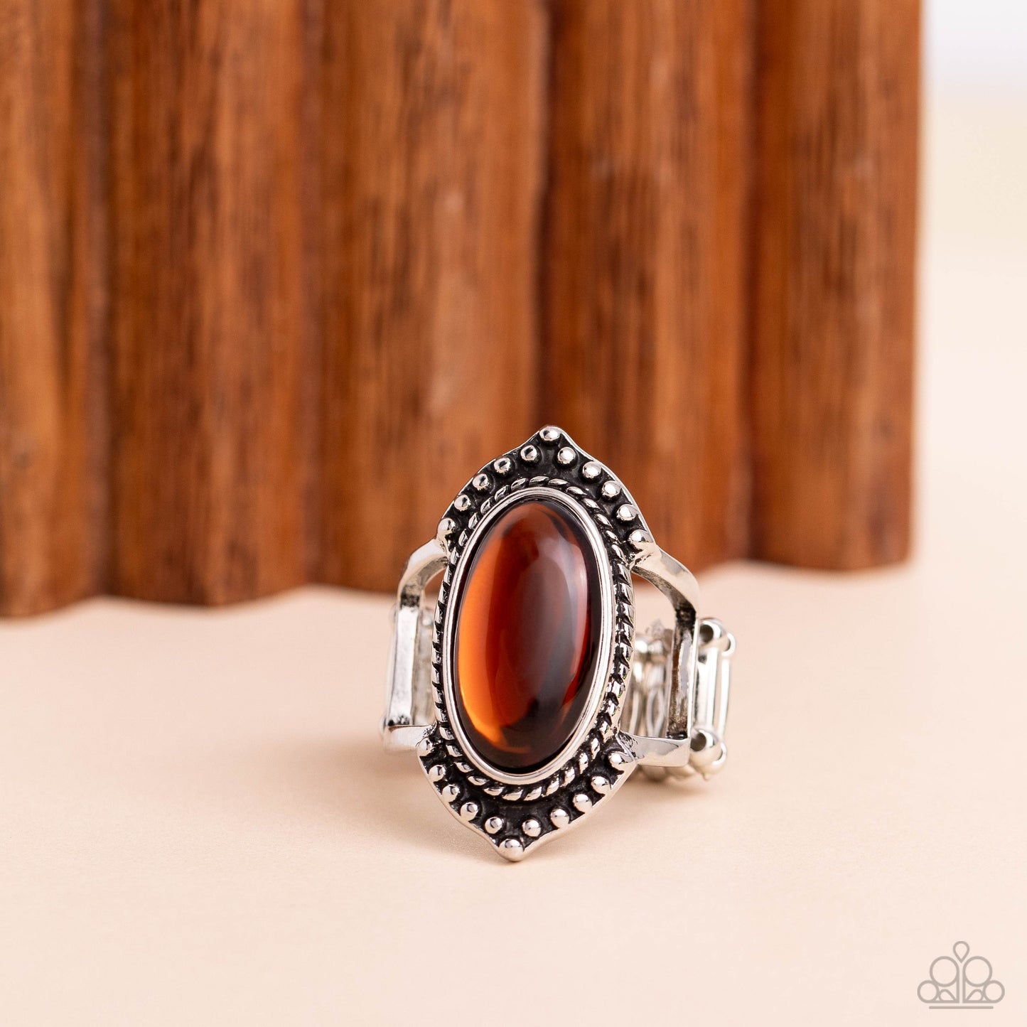 Coquettishly Casablanca - brown - Paparazzi ring