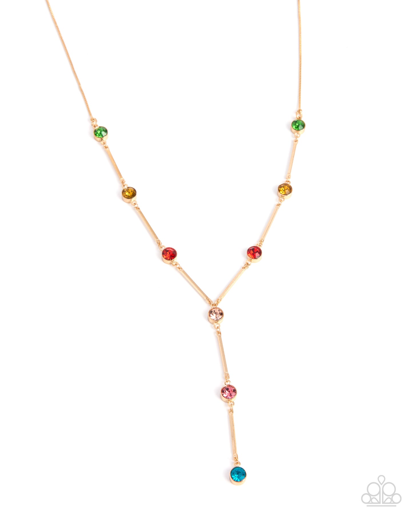 Corporate Climb - multi - Paparazzi necklace