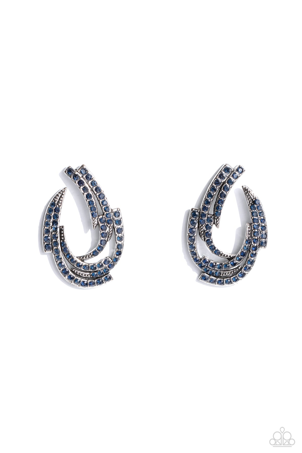 Cosmic Chaos - blue - Paparazzi earrings