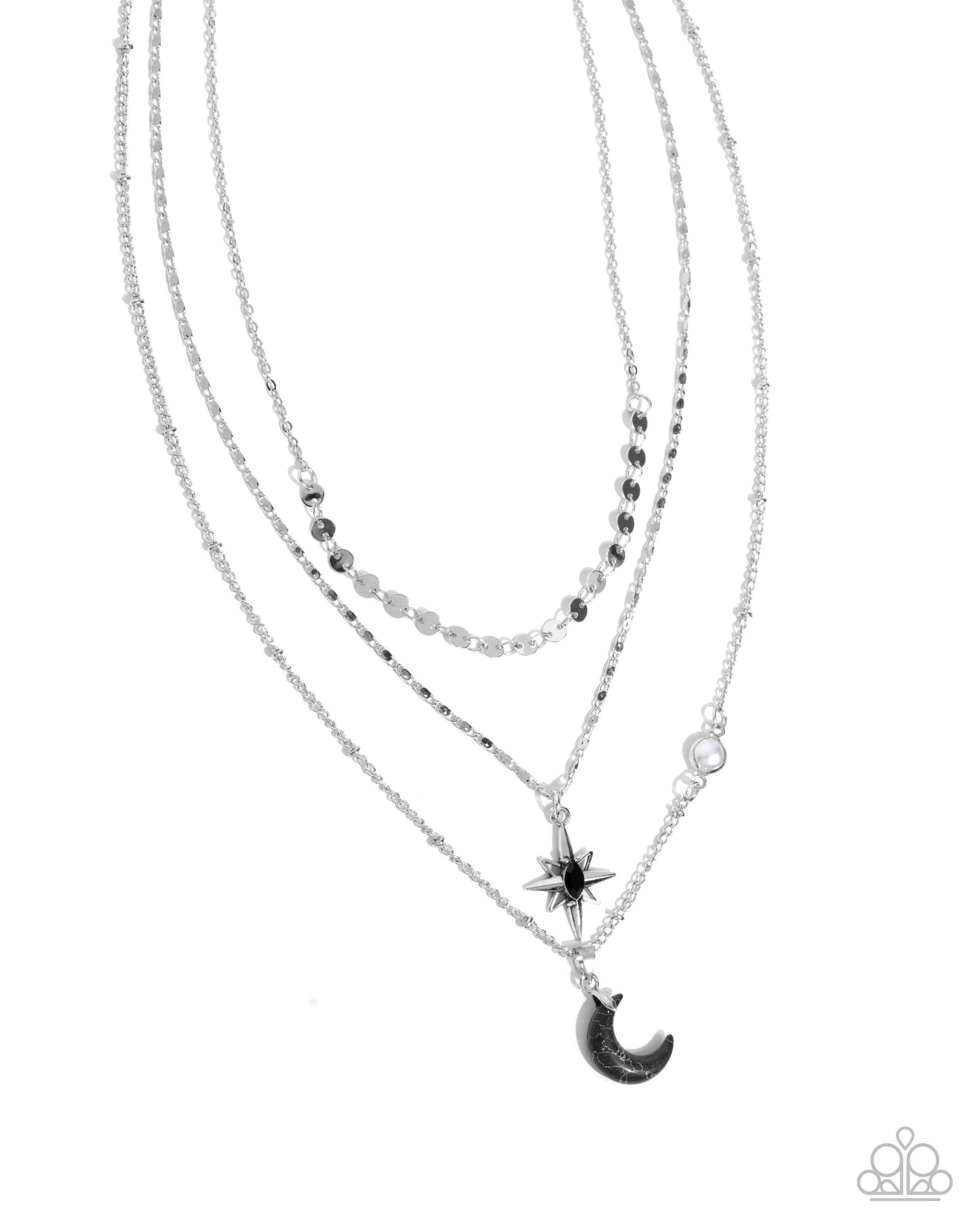Cosmic Clinch - black - Paparazzi necklace