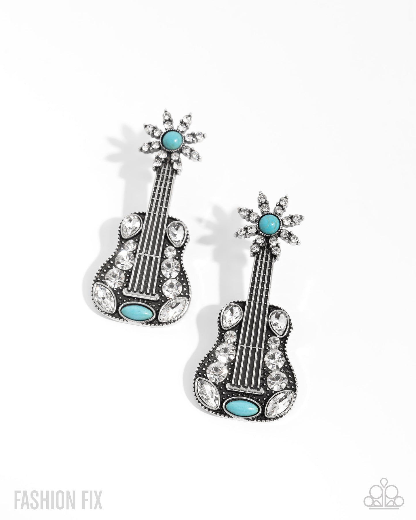 Country Comeback - blue - Paparazzi earrings