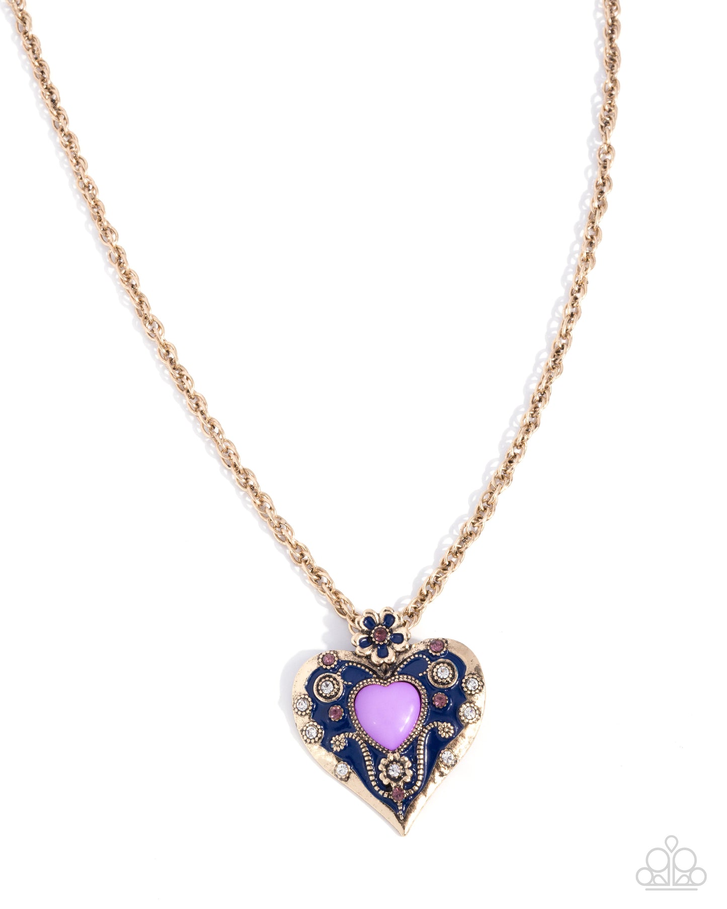 Courting Century - purple - Paparazzi necklace