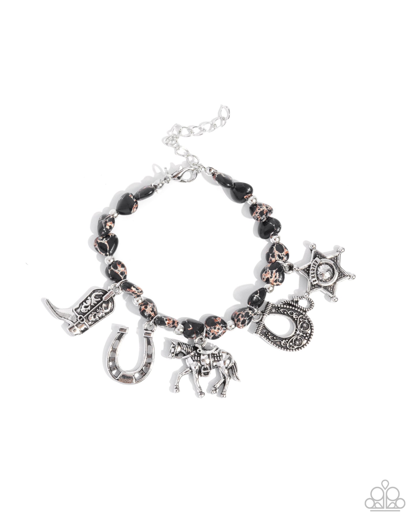 Cowboy Chorus - black - Paparazzi bracelet