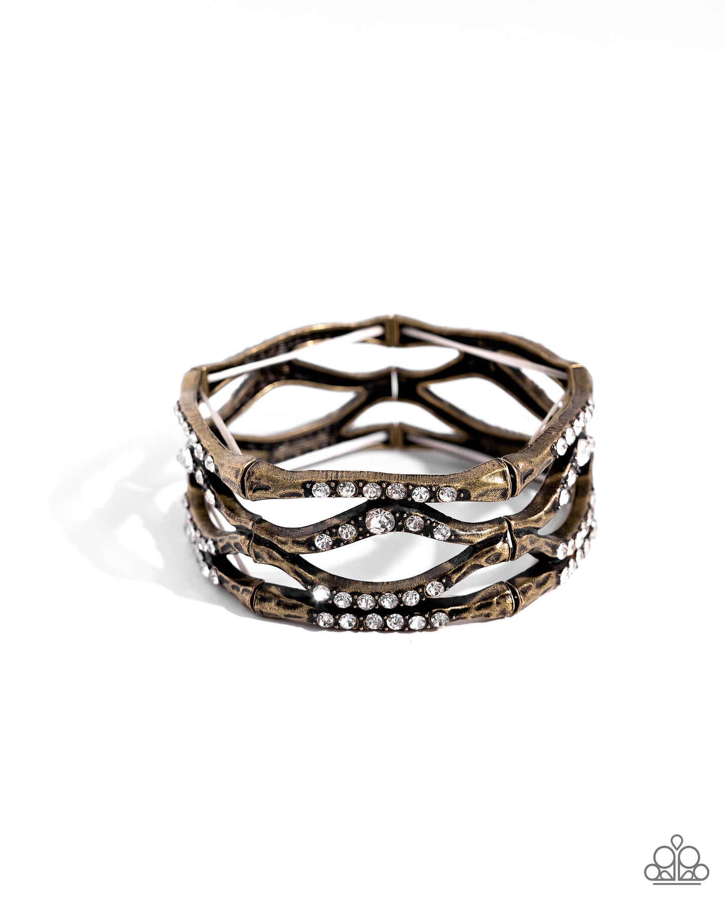 Cross Country - brass - Paparazzi bracelet