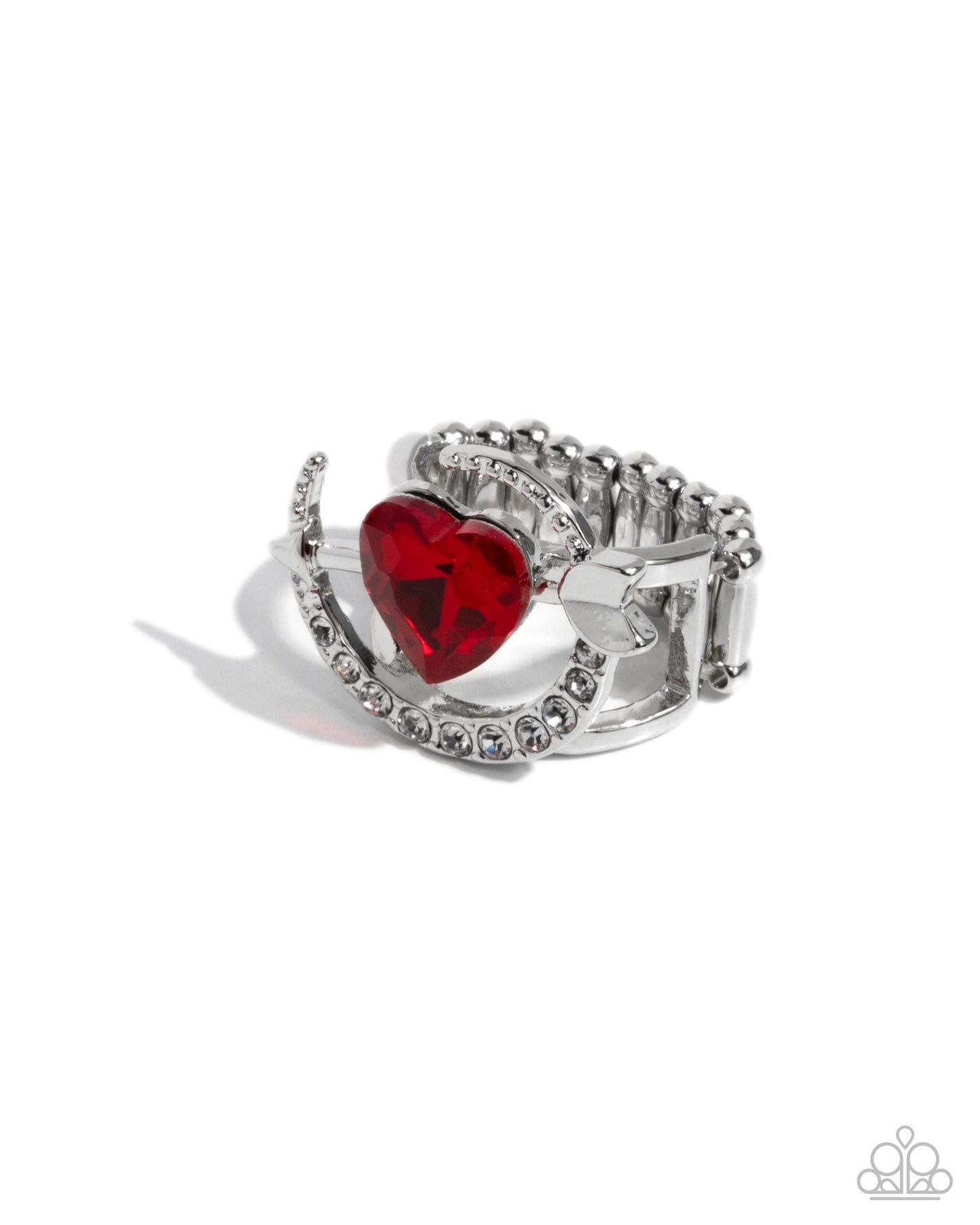 Cupid COUPLE - red - Paparazzi ring