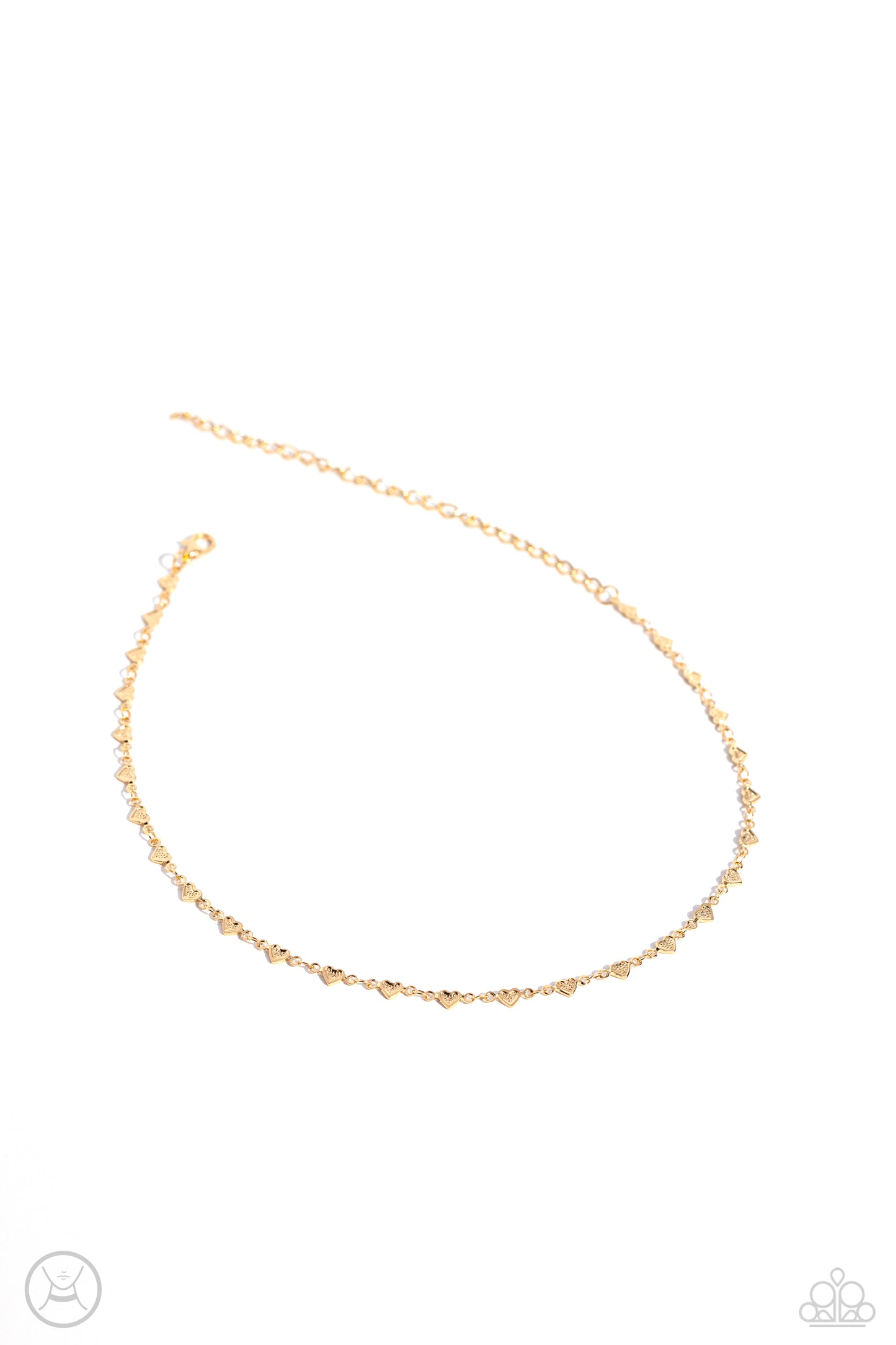 Cupid Catwalk - gold - Paparazzi necklace
