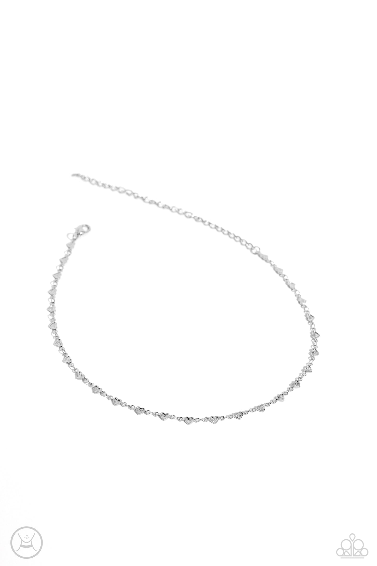Cupid Catwalk - silver - Paparazzi necklace