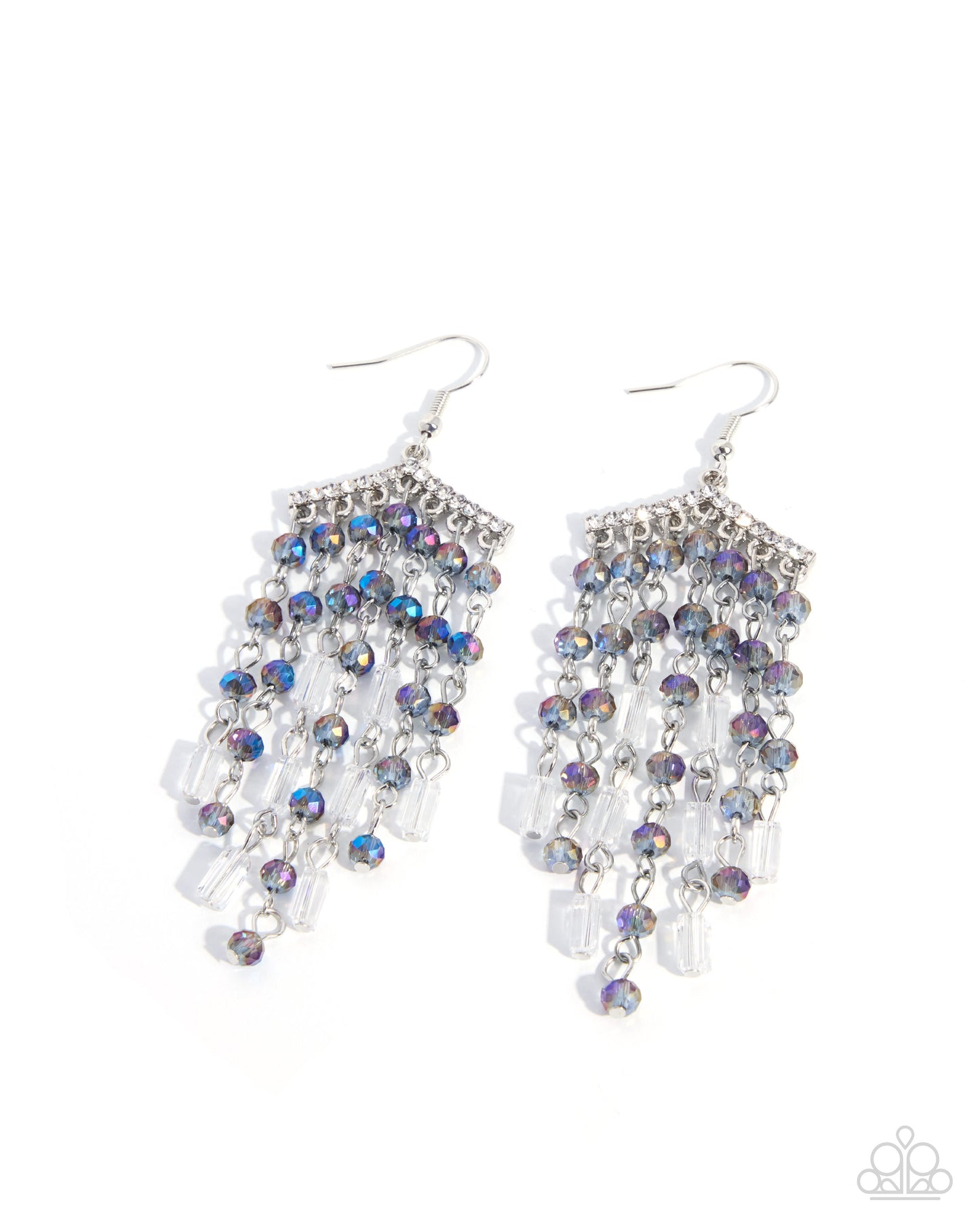 Curtain Chic - multi - Paparazzi earrings