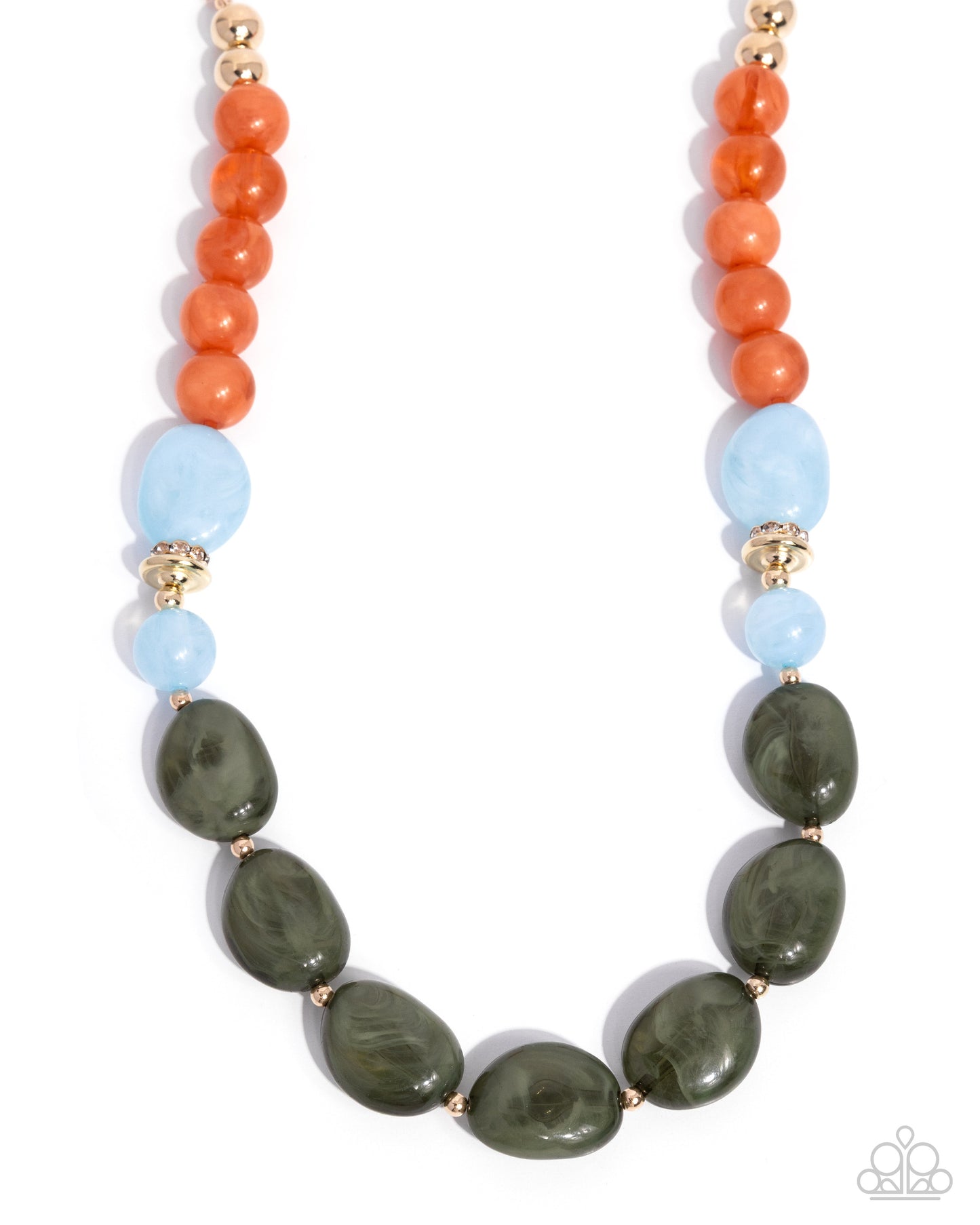 Custom Color - green - Paparazzi necklace