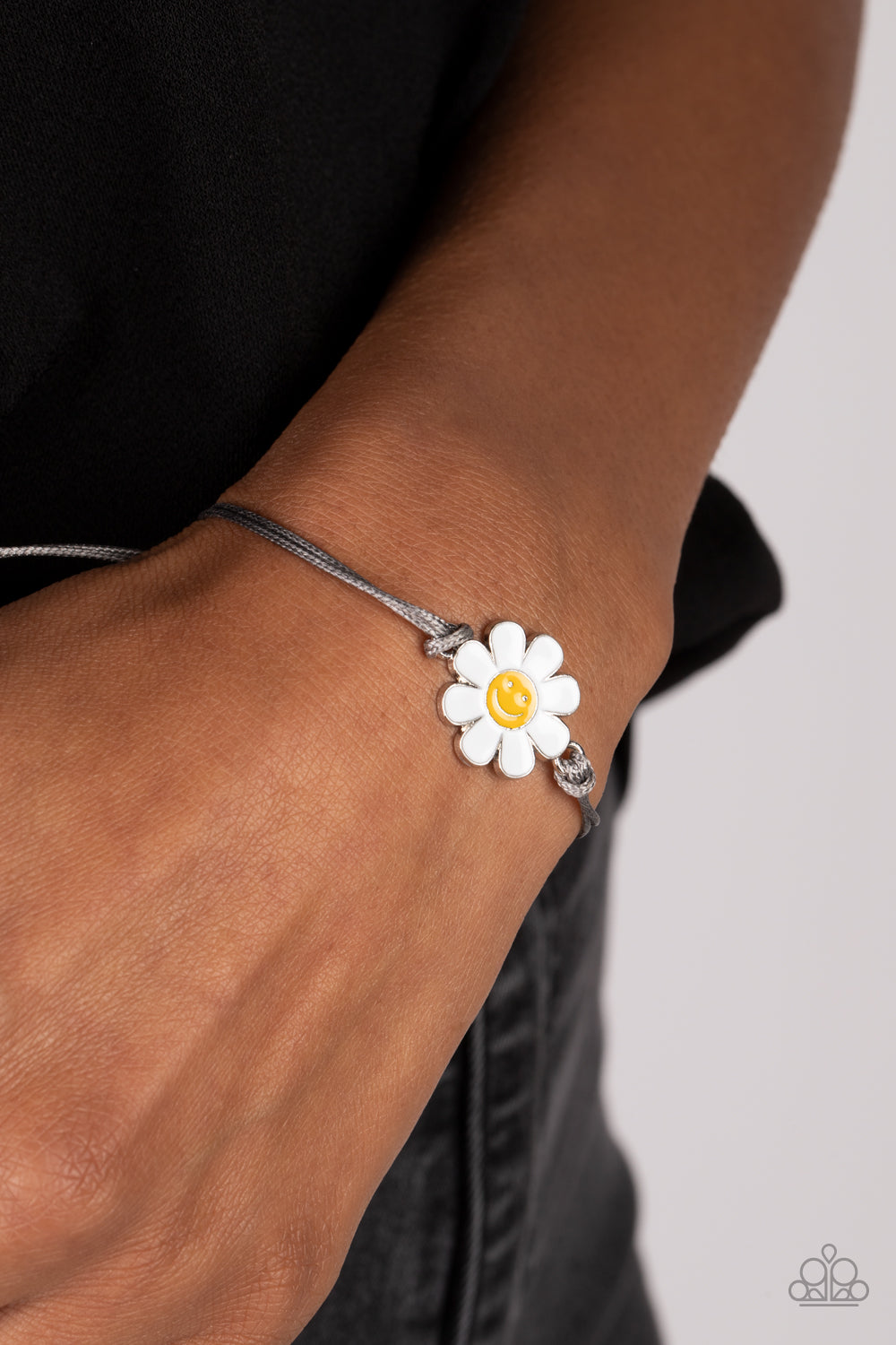 Daisy Little Thing - Silver Bracelet - Paparazzi Accessories