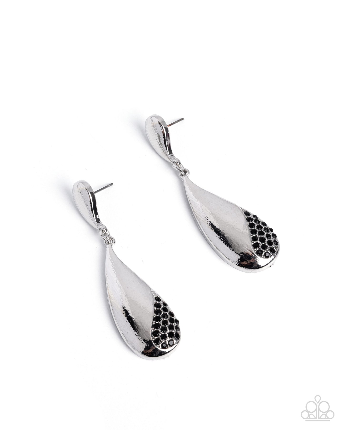 Daily Decadence - black - Paparazzi earrings