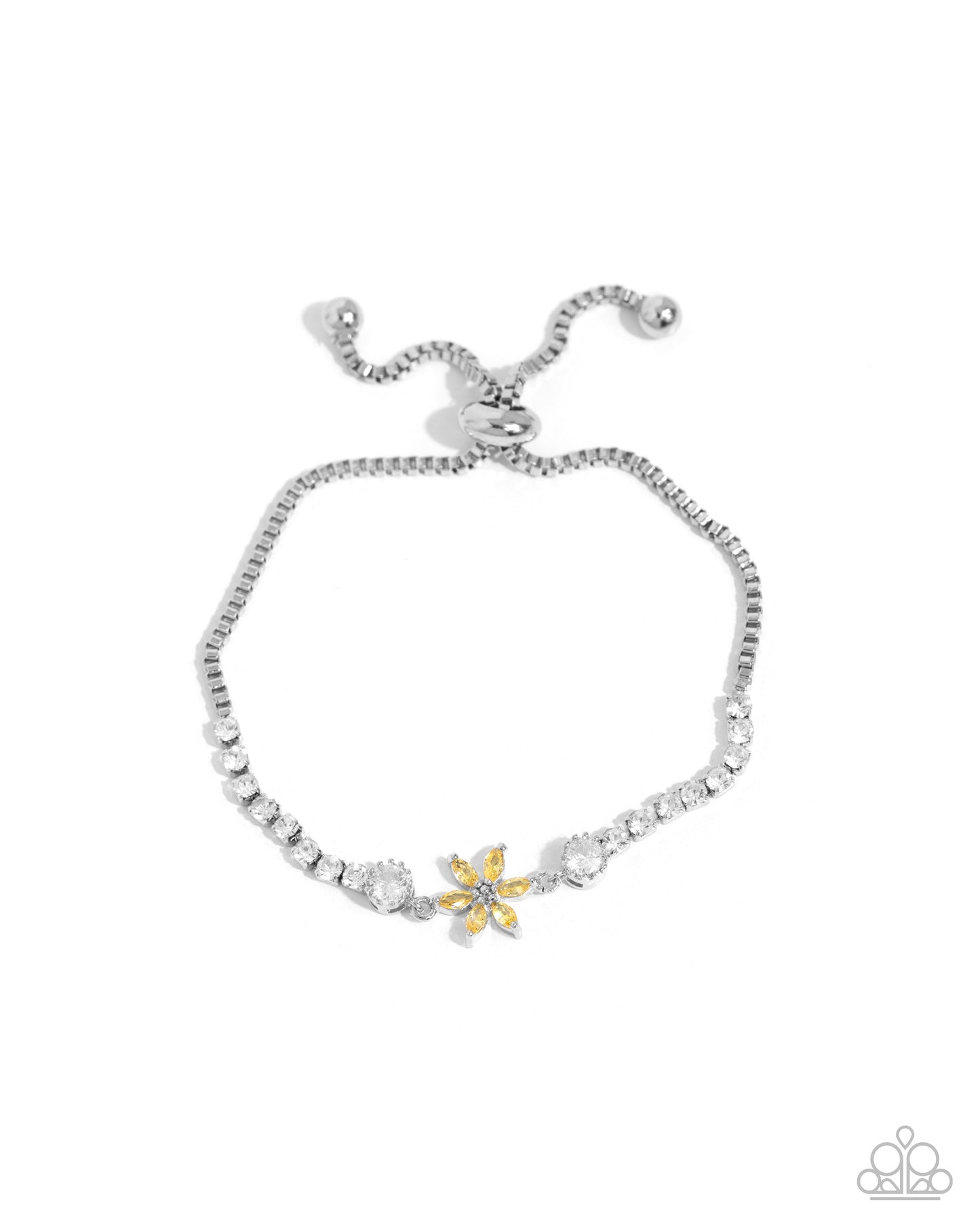 Dainty Delivery - yellow - Paparazzi bracelet
