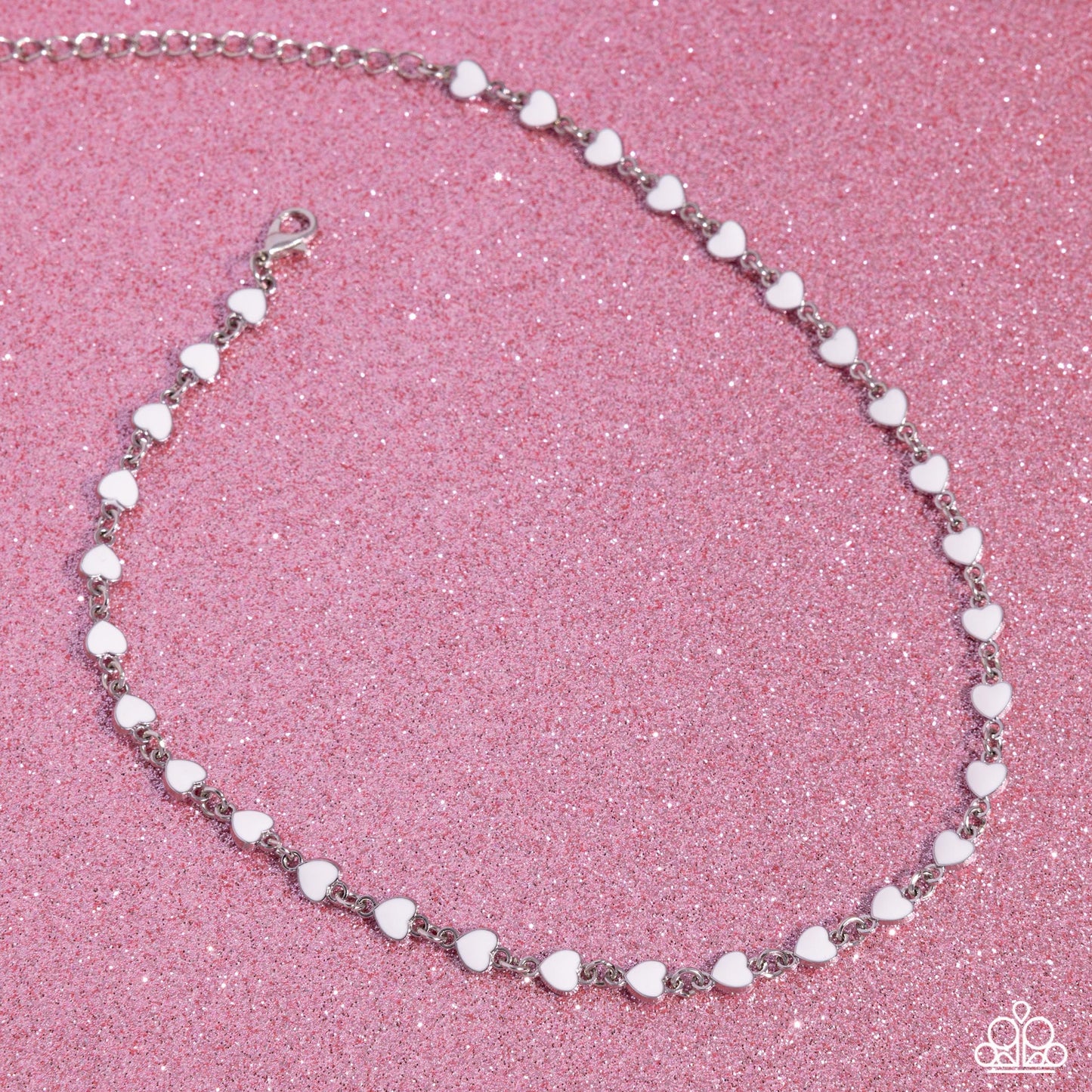 Dancing Dalliance - white - Paparazzi necklace