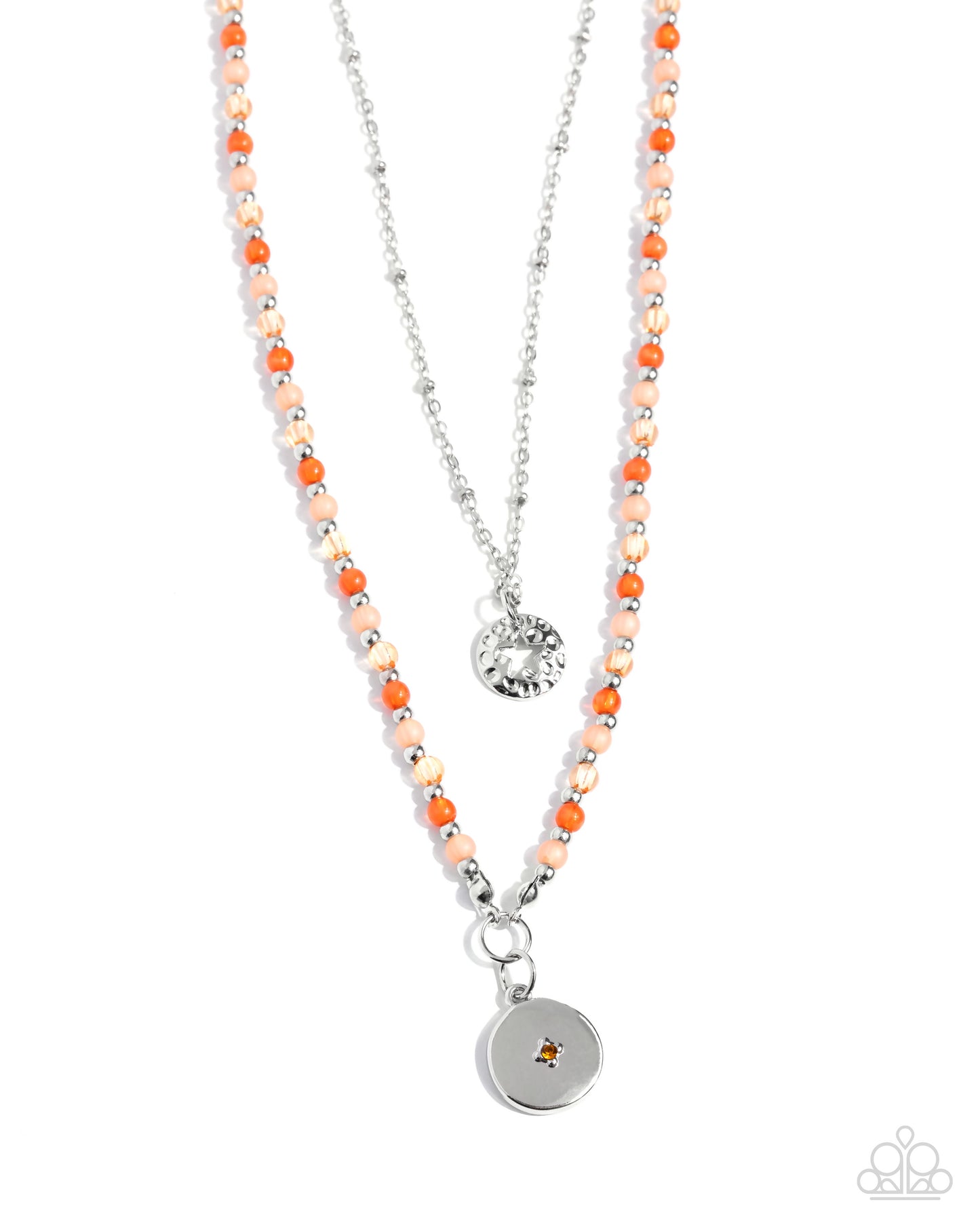 Daring Degree - orange - Paparazzi necklace