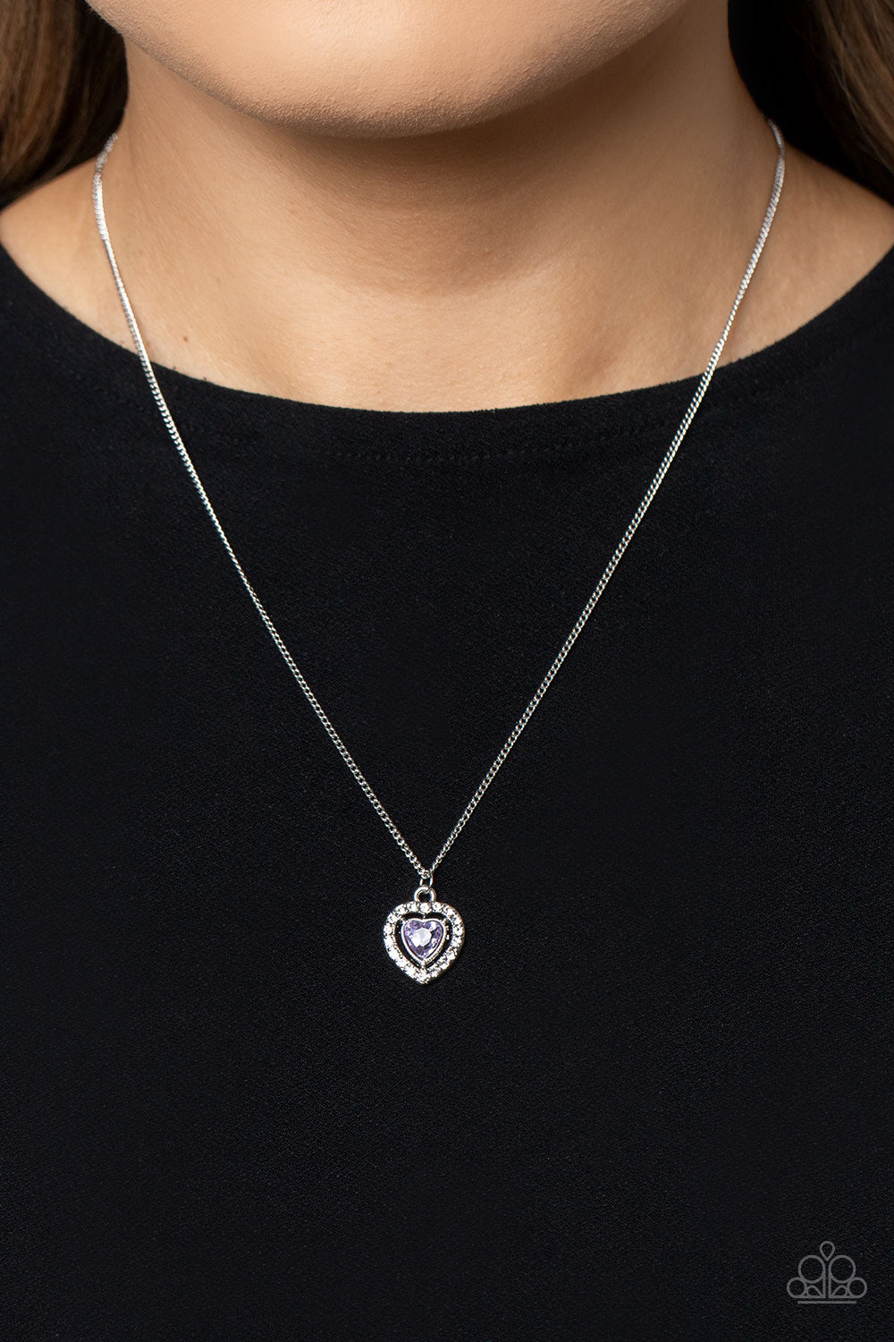 Pandora purple store necklace