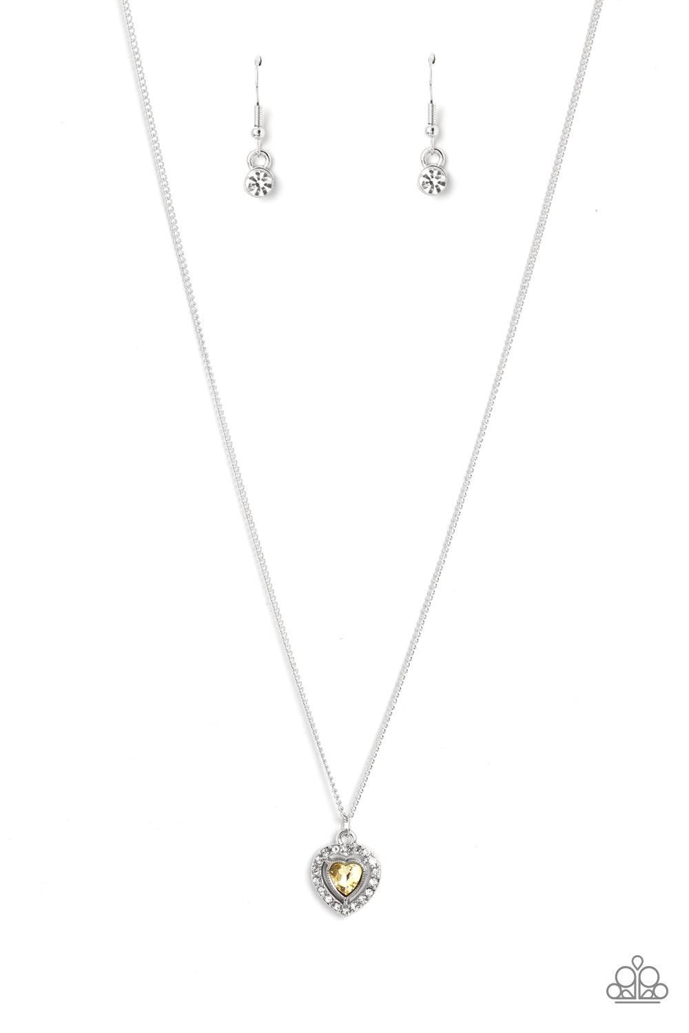 Day of Love - yellow - Paparazzi necklace