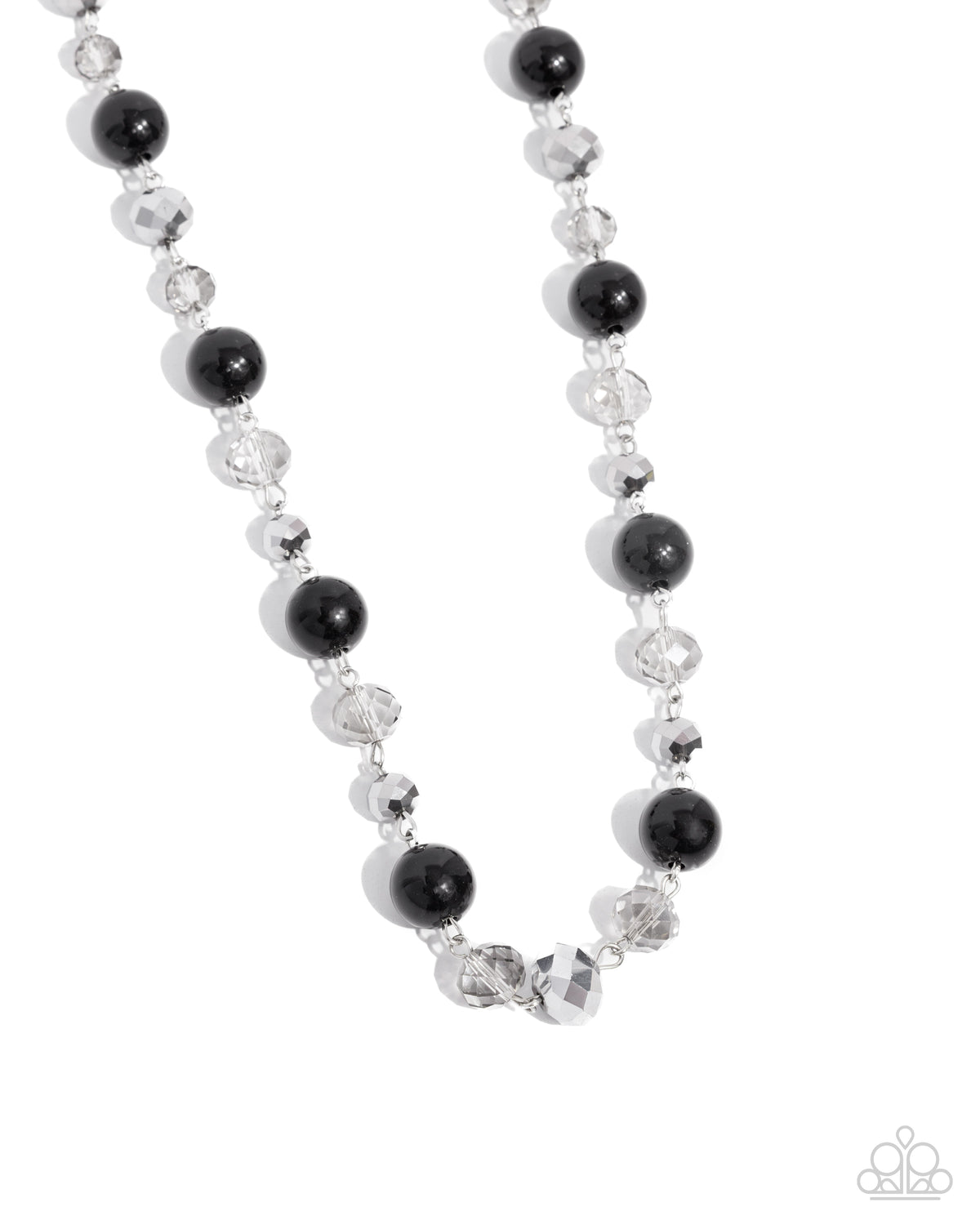 Decked Out Dazzle - black - Paparazzi necklace