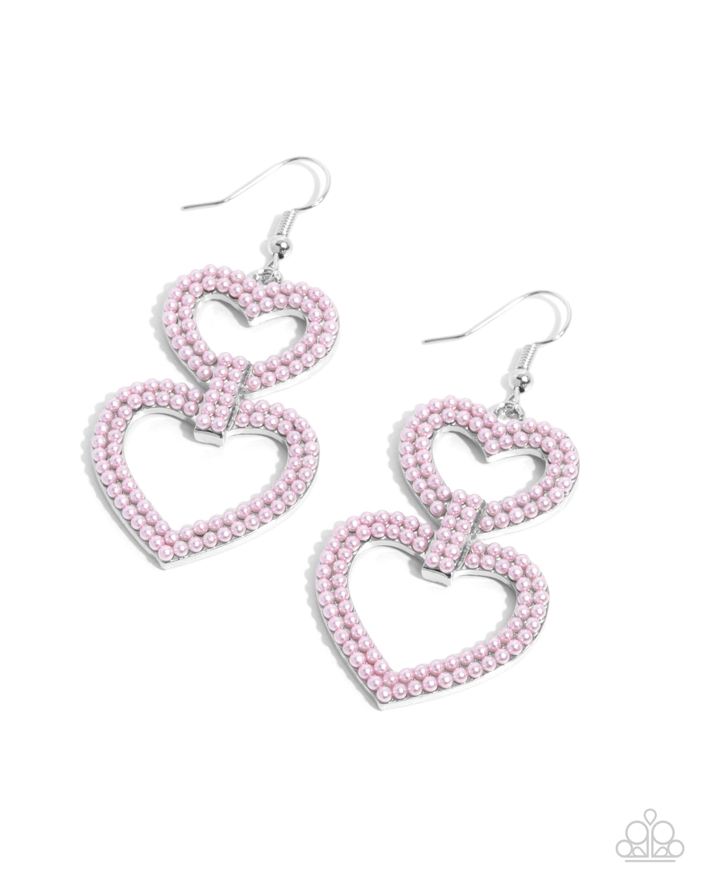 Dedicated Darling - pink - Paparazzi earrings