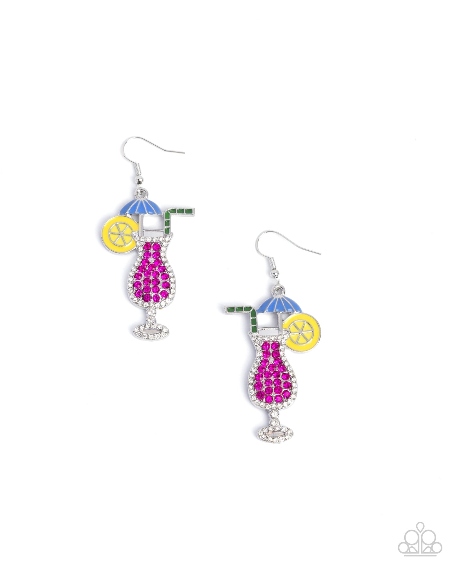 Delightful Daiquiri - pink - Paparazzi earrings