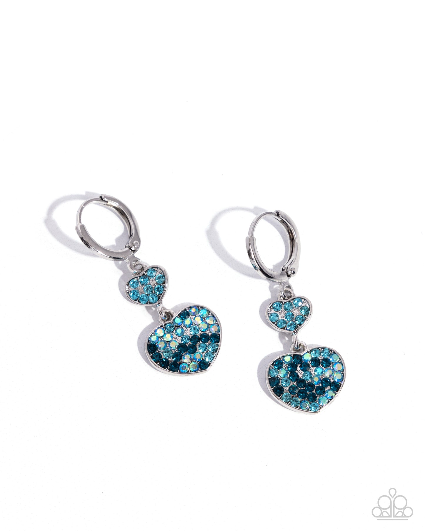 Delightful Valentines Day - blue - Paparazzi earrings