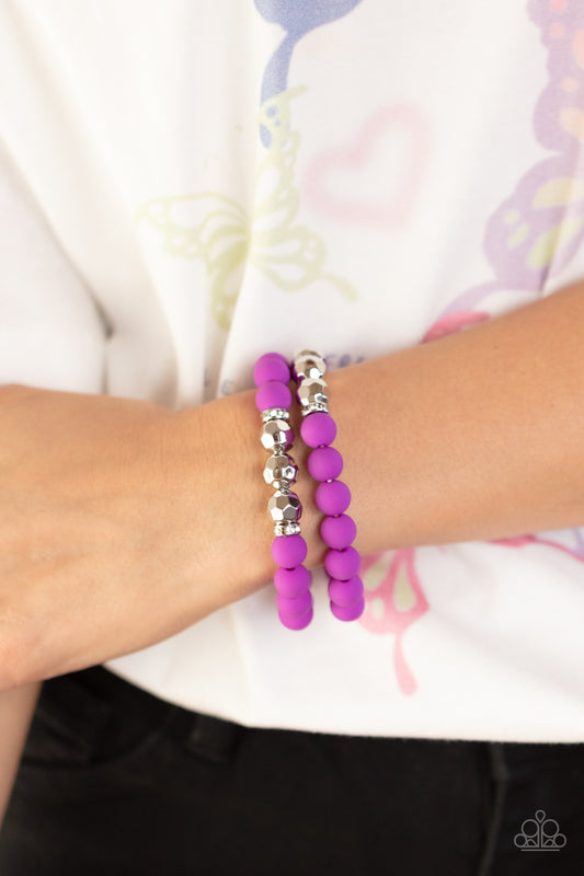 Dip and Dive - purple - Paparazzi bracelet