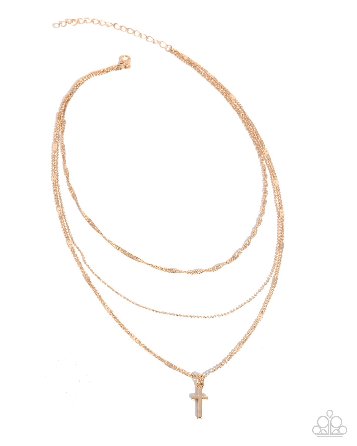 Divine Dedication - gold - Paparazzi necklace