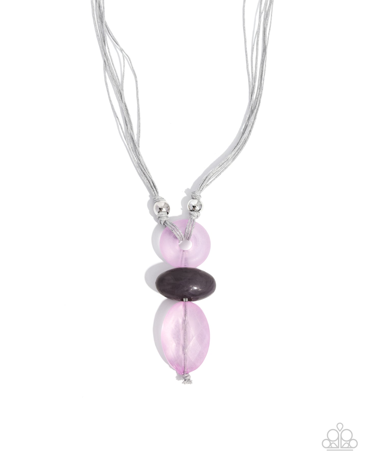 Dramatic Delivery - purple - Paparazzi necklace