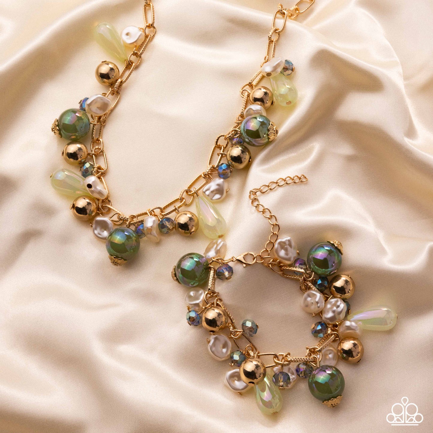 Dreamy Duet - green - Paparazzi complete set