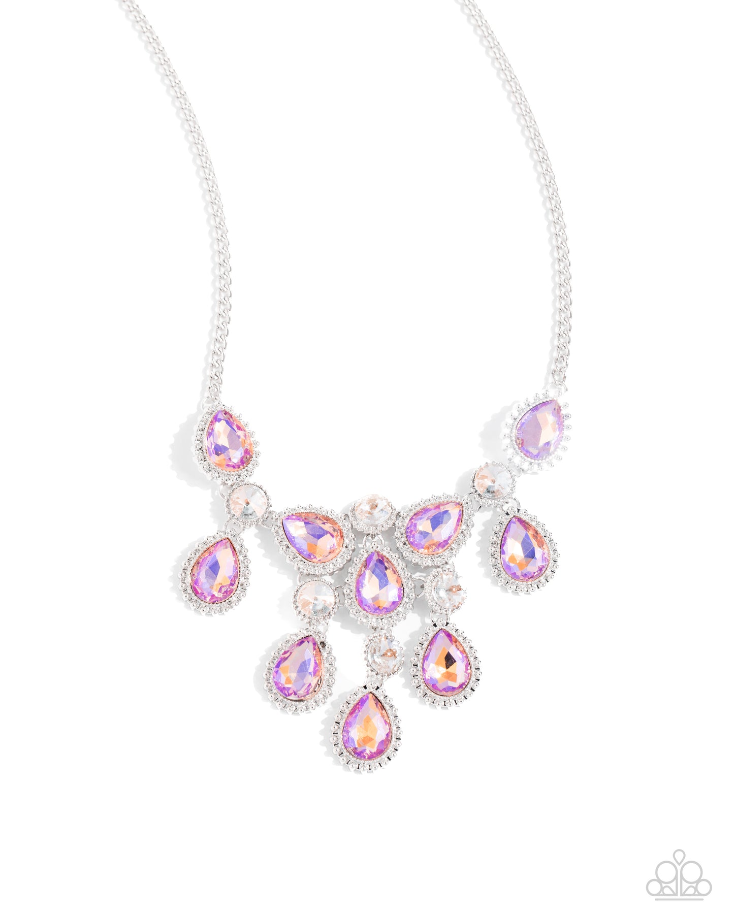 Dripping in Dazzle - orange - Paparazzi necklace