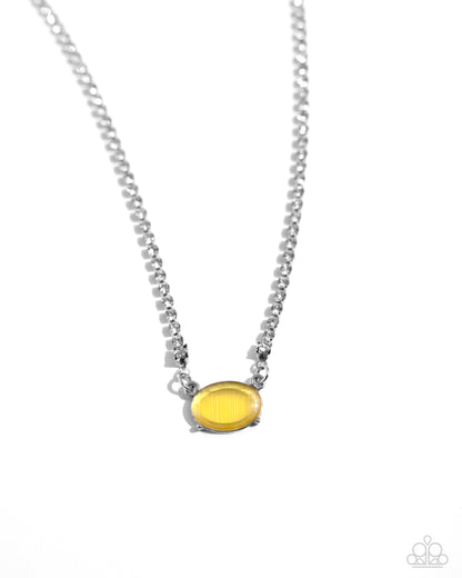 Dynamic Delicacy - yellow - Paparazzi necklace