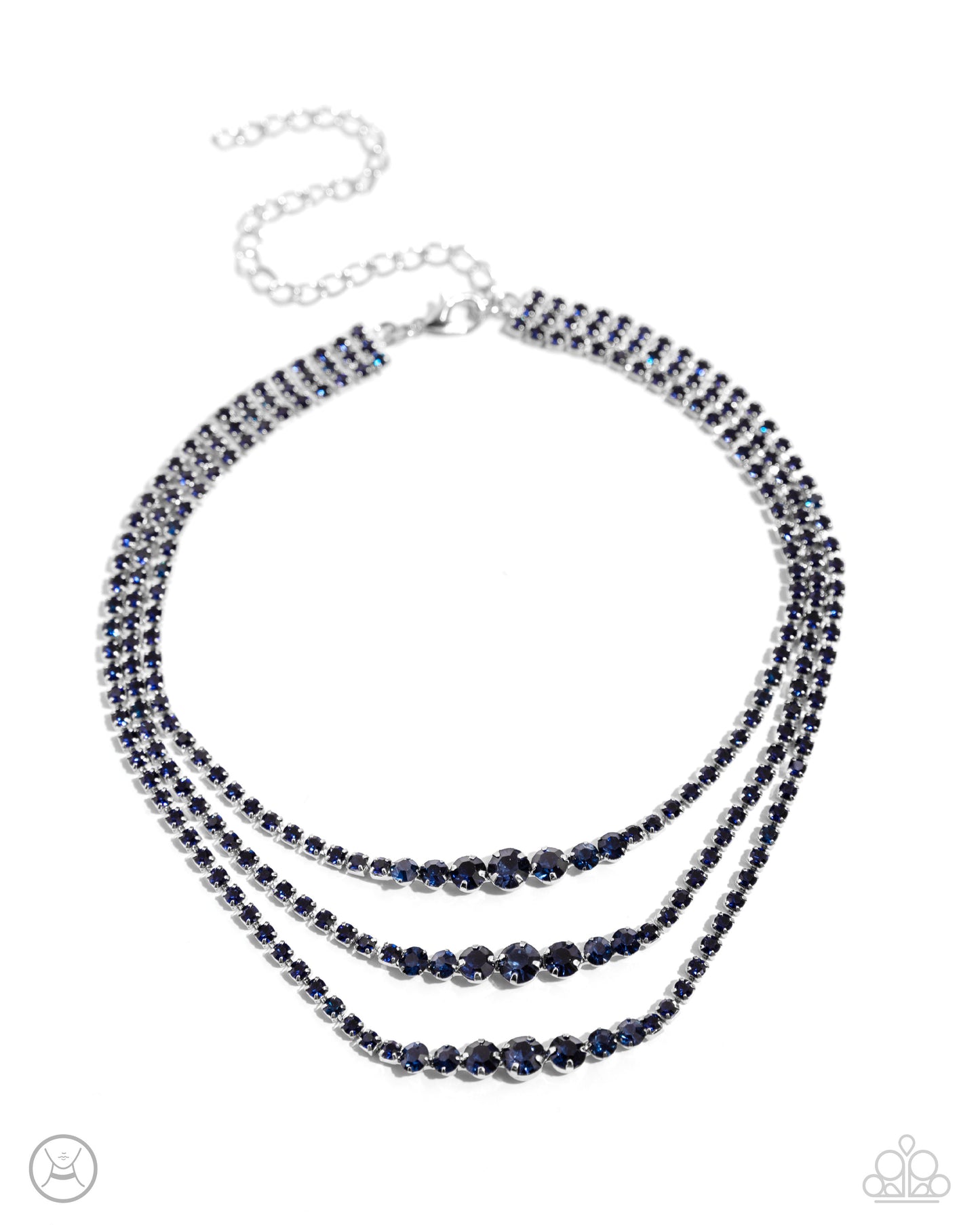 Dynamite Debut - blue - Paparazzi necklace