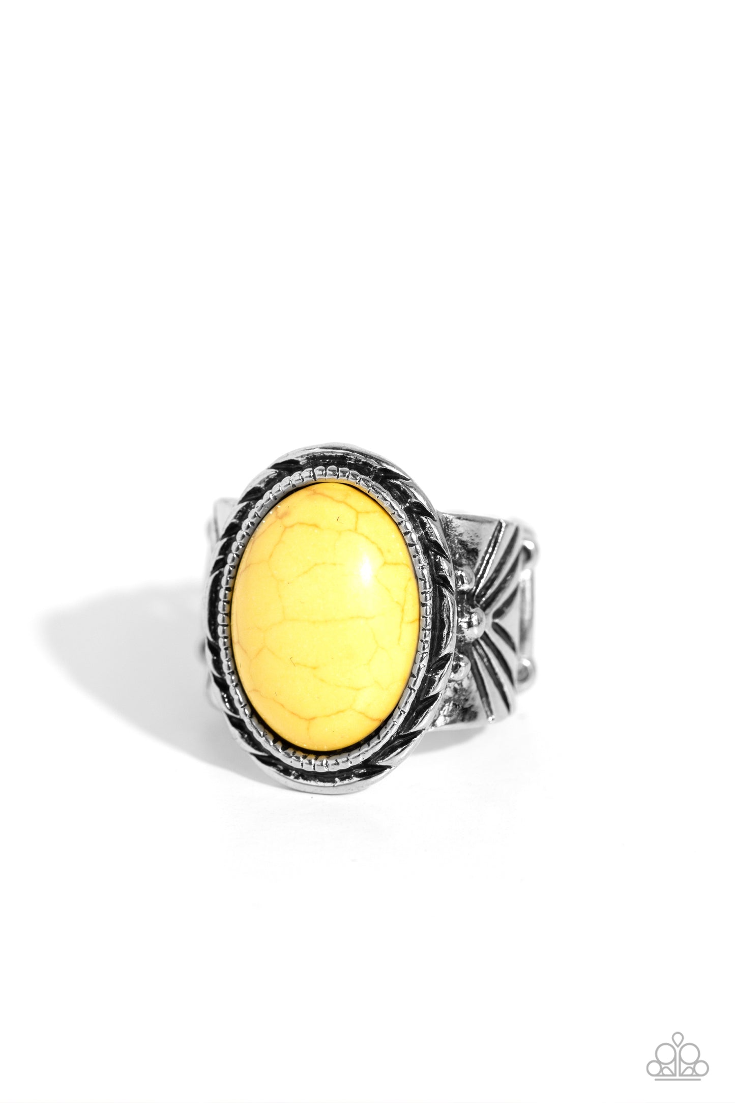 Earthen-WEAR - yellow - Paparazzi ring