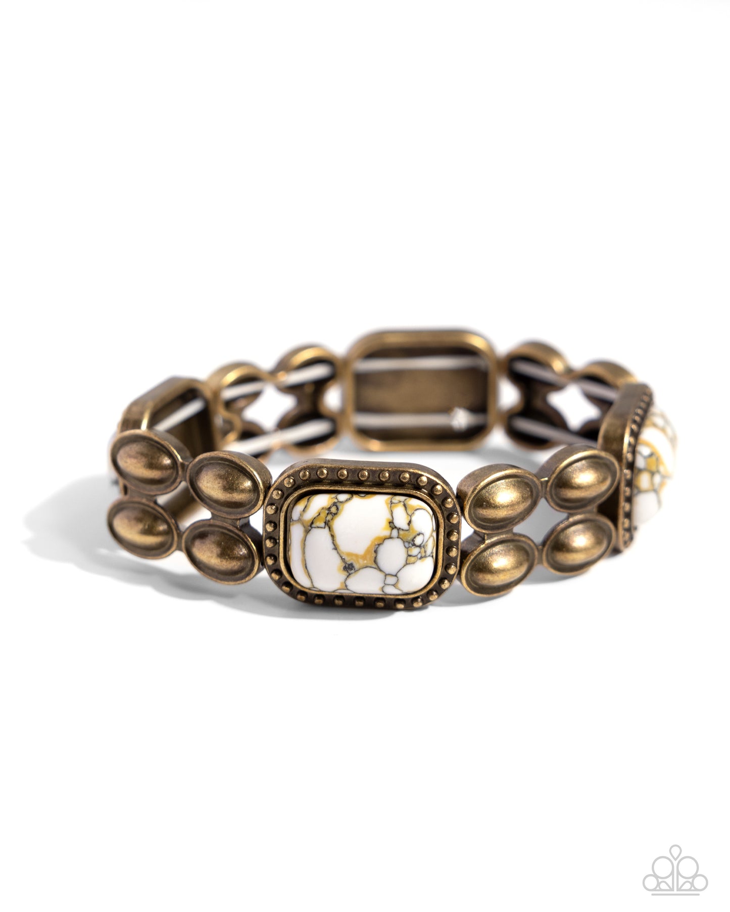 Earthy Ease - brass - Paparazzi bracelet
