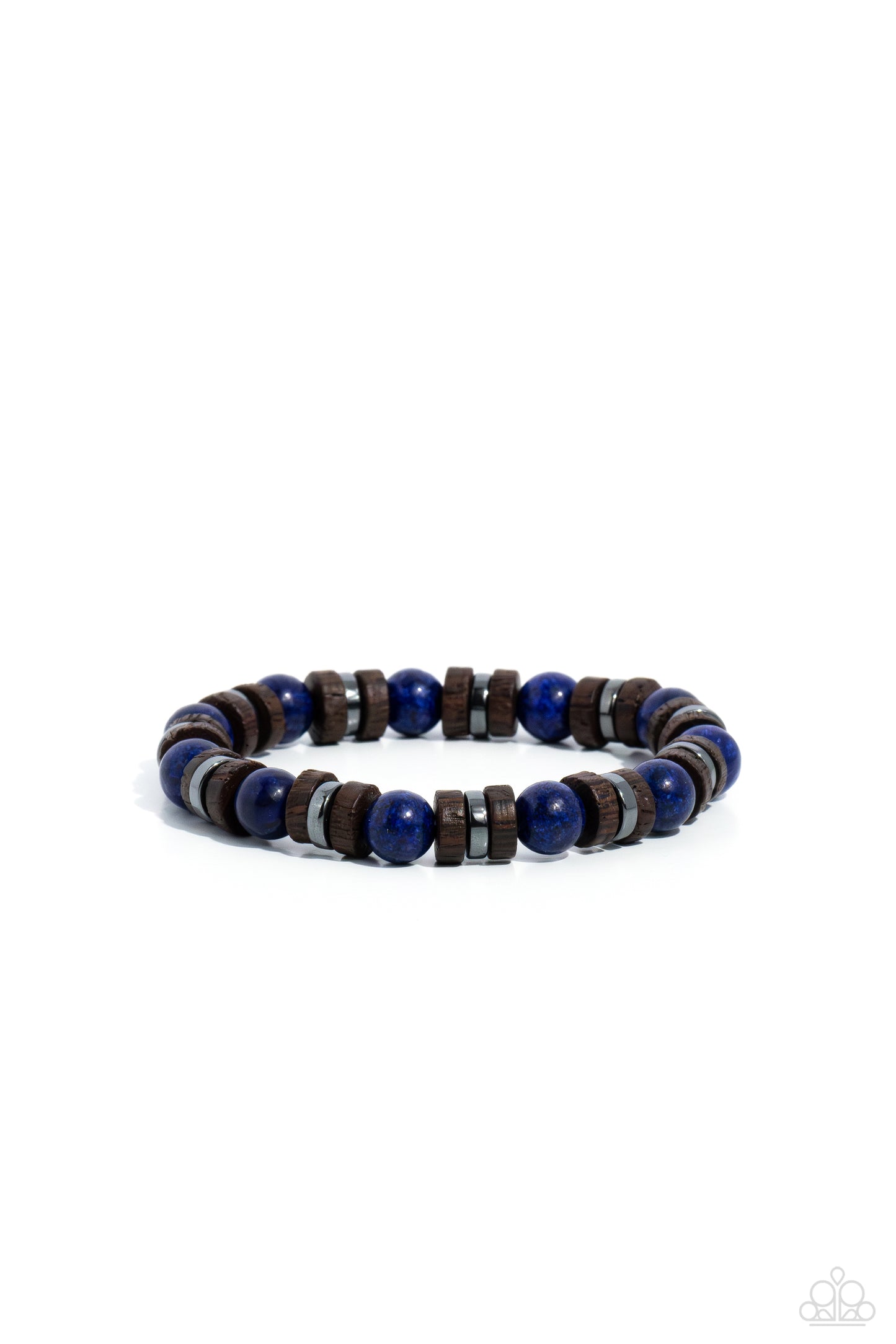 Earthy Empath - blue - Paparazzi MENS bracelet