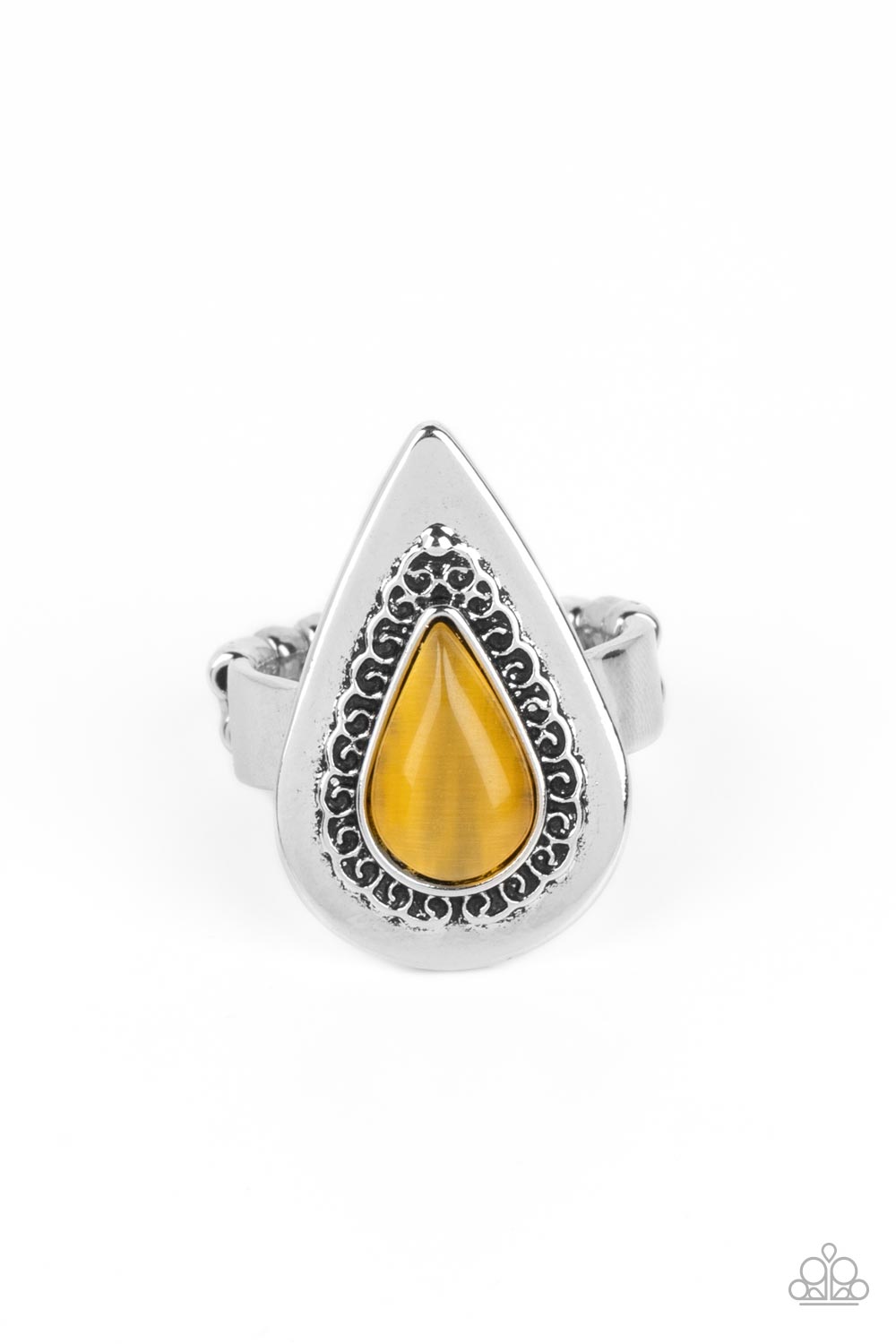 Earthy Glow - yellow - Paparazzi ring
