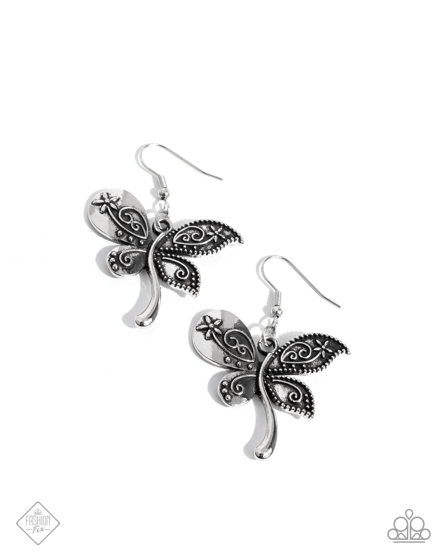 Easy Exhilaration - silver - Paparazzi earrings