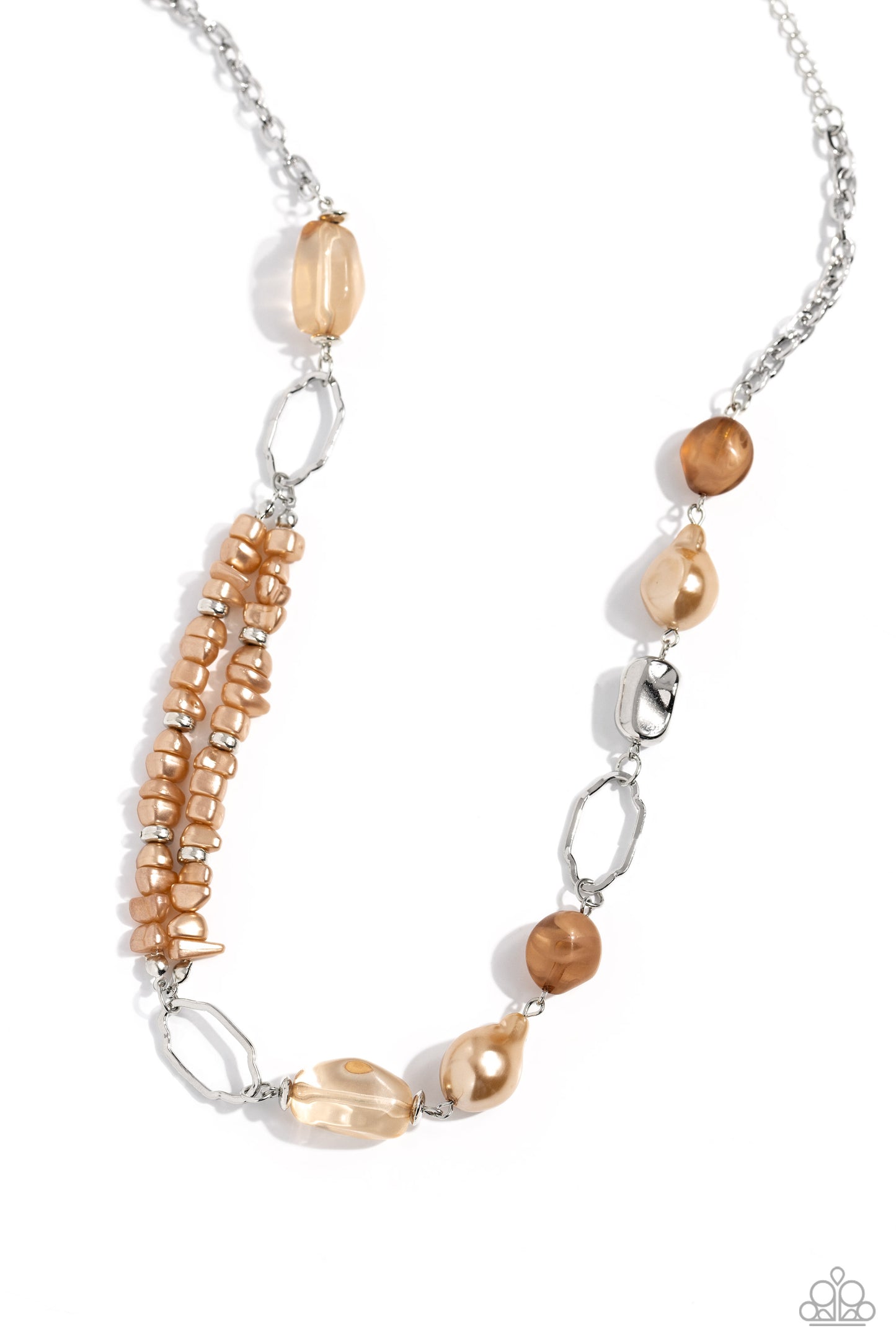 Easygoing Elegance - brown - Paparazzi necklace