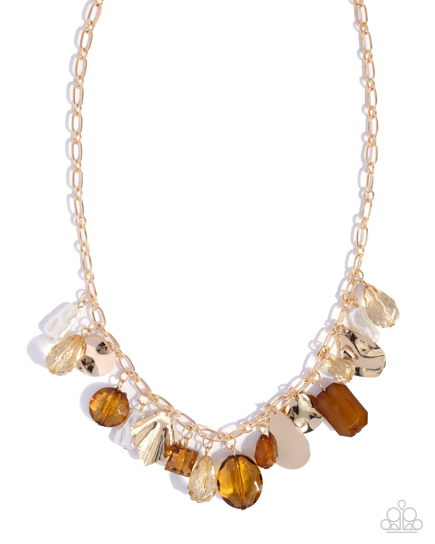 Eclectic Etude - brown - Paparazzi necklace