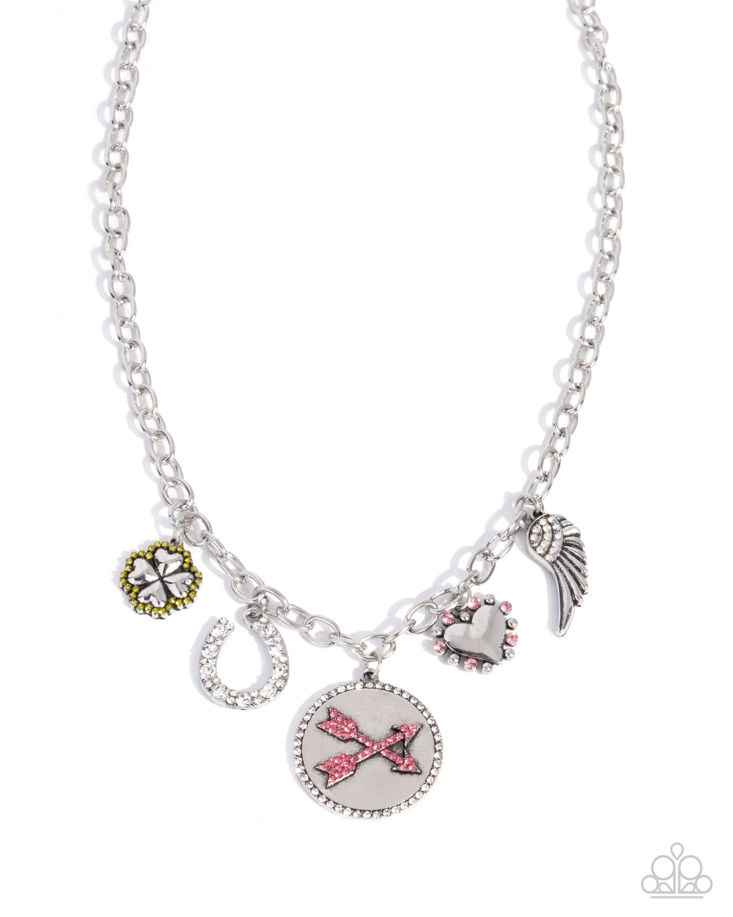 Eclectically Engaged - pink - Paparazzi necklace